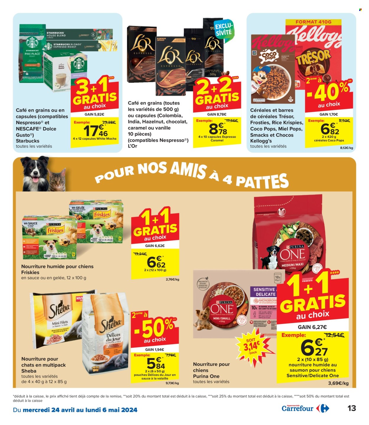 Catalogue Carrefour hypermarkt - 24.4.2024 - 6.5.2024. Page 13.