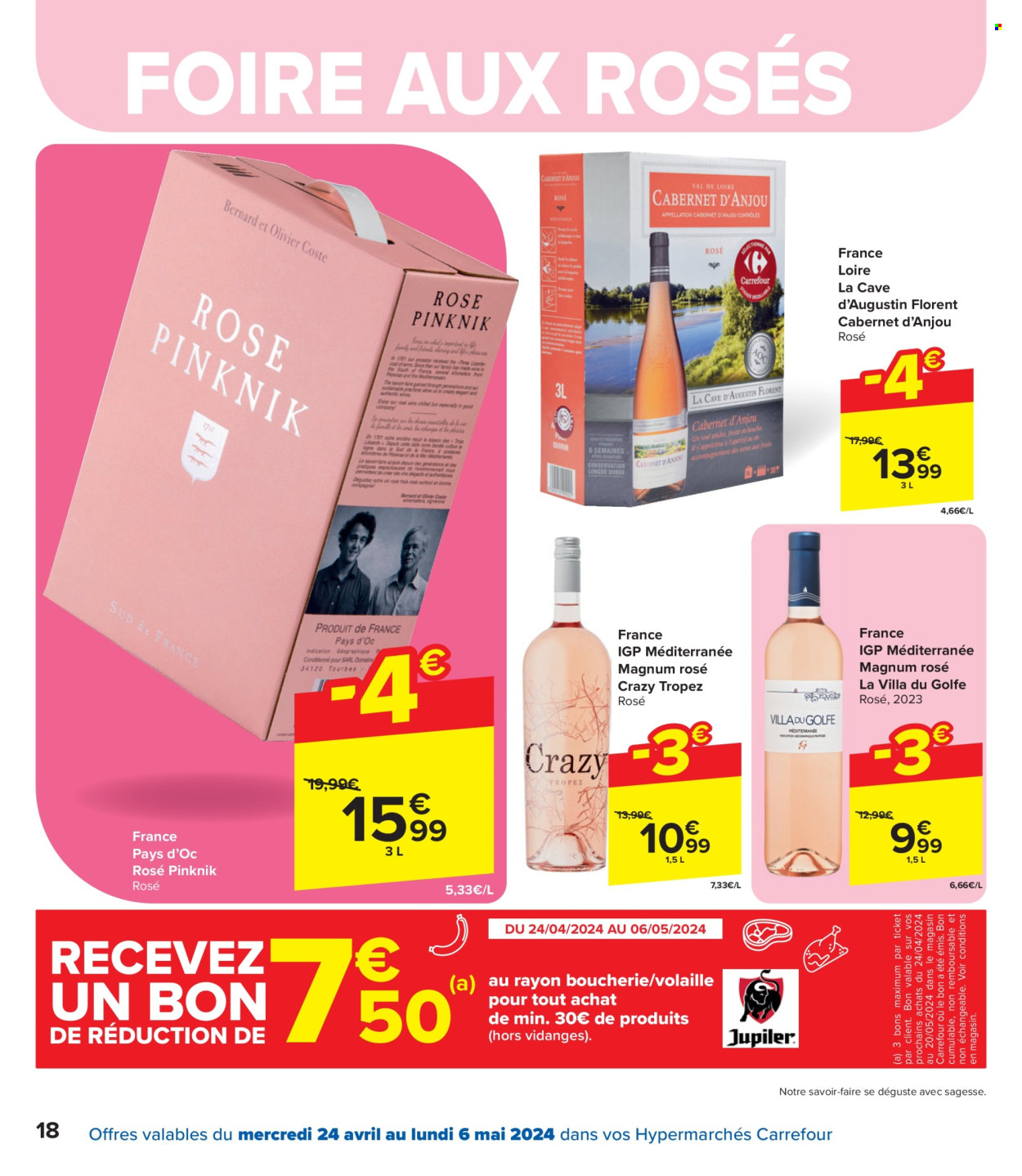 Catalogue Carrefour hypermarkt - 24.4.2024 - 6.5.2024. Page 18.