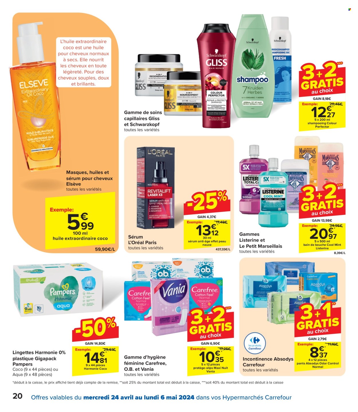 Catalogue Carrefour hypermarkt - 24.4.2024 - 6.5.2024. Page 20.