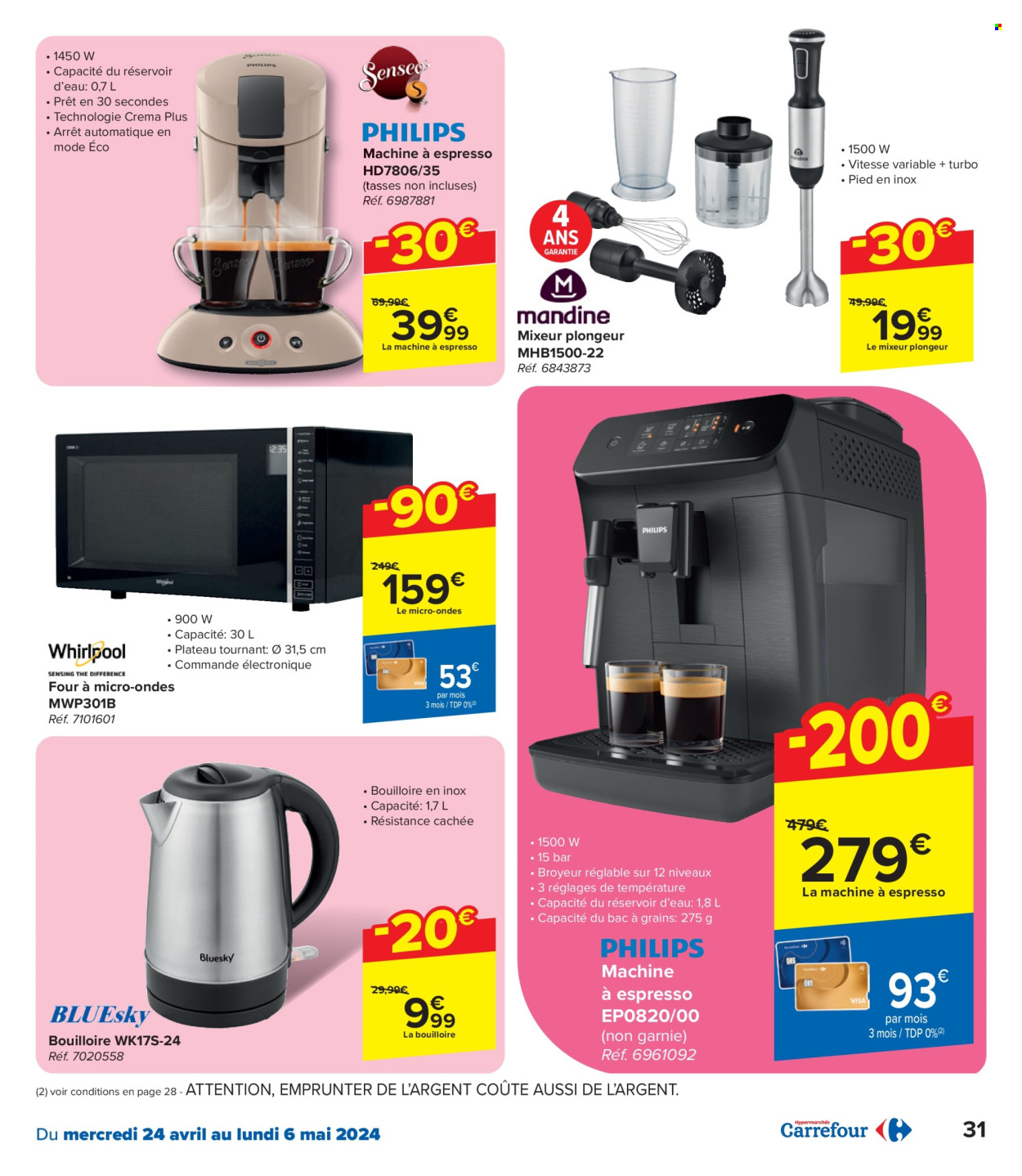 Catalogue Carrefour hypermarkt - 24.4.2024 - 6.5.2024. Page 31.
