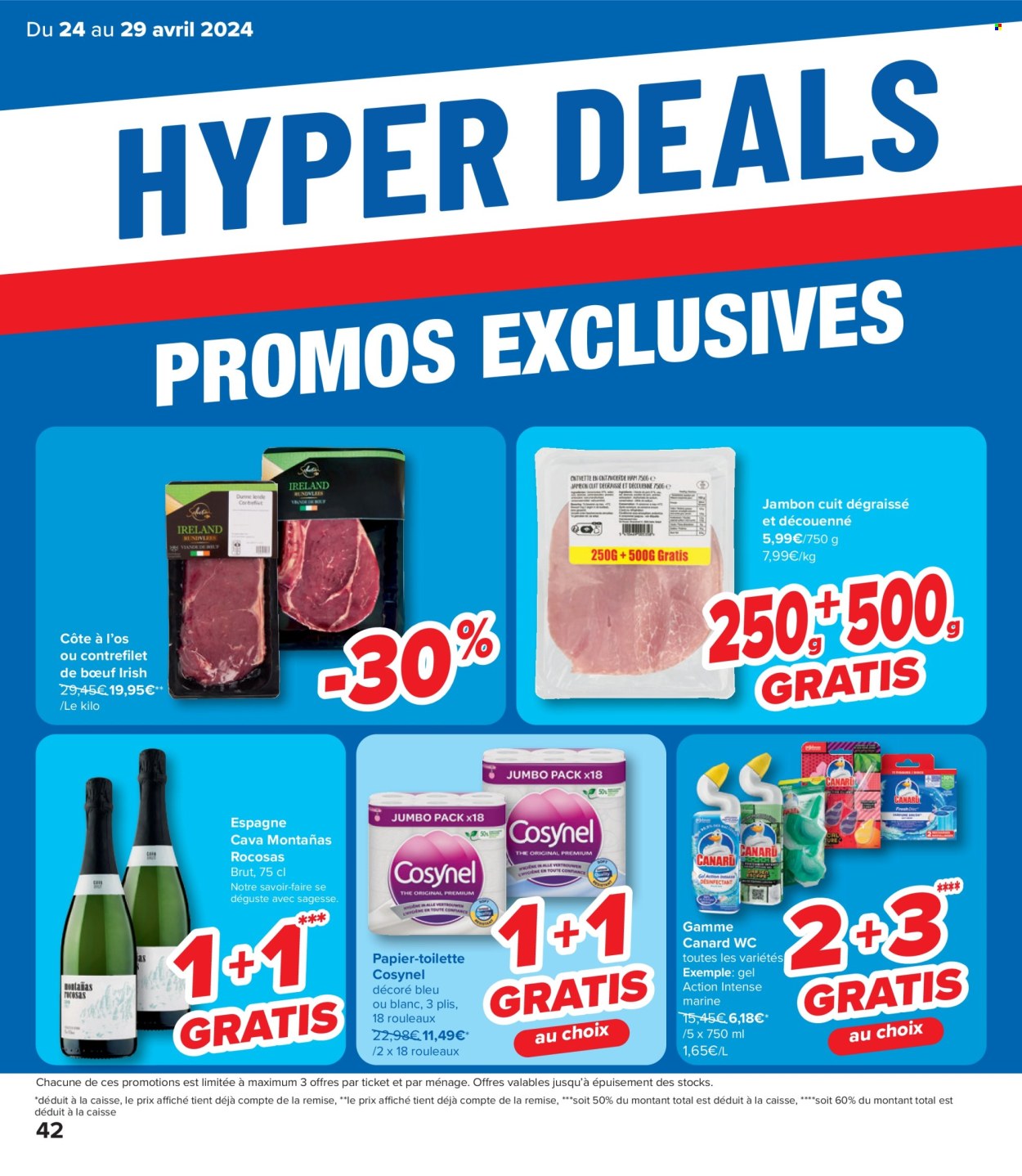 Catalogue Carrefour hypermarkt - 24.4.2024 - 6.5.2024. Page 42.