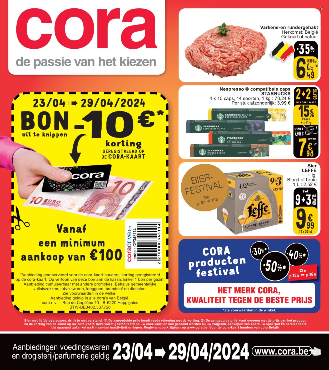 Catalogue Cora - 24.4.2024 - 29.4.2024. Page 1.