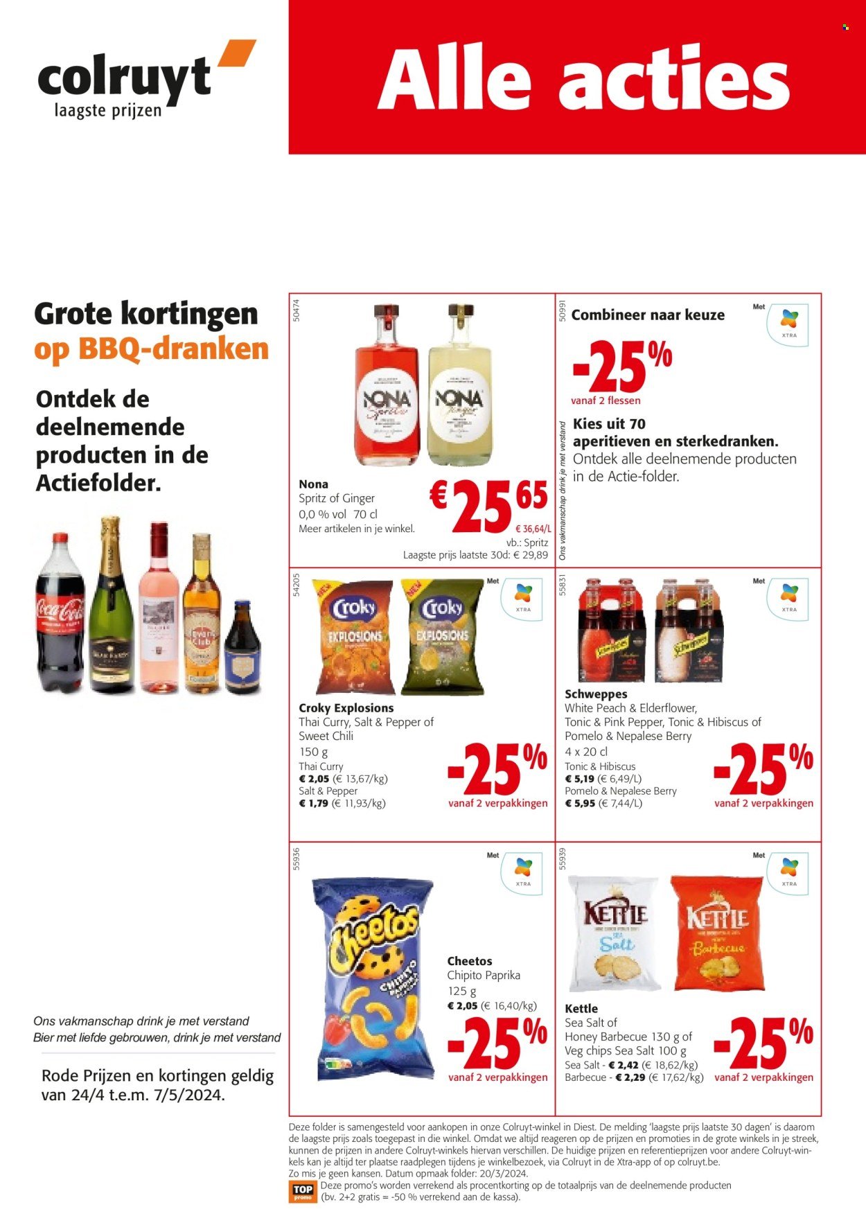 Catalogue Colruyt - 24.4.2024 - 7.5.2024. Page 1.