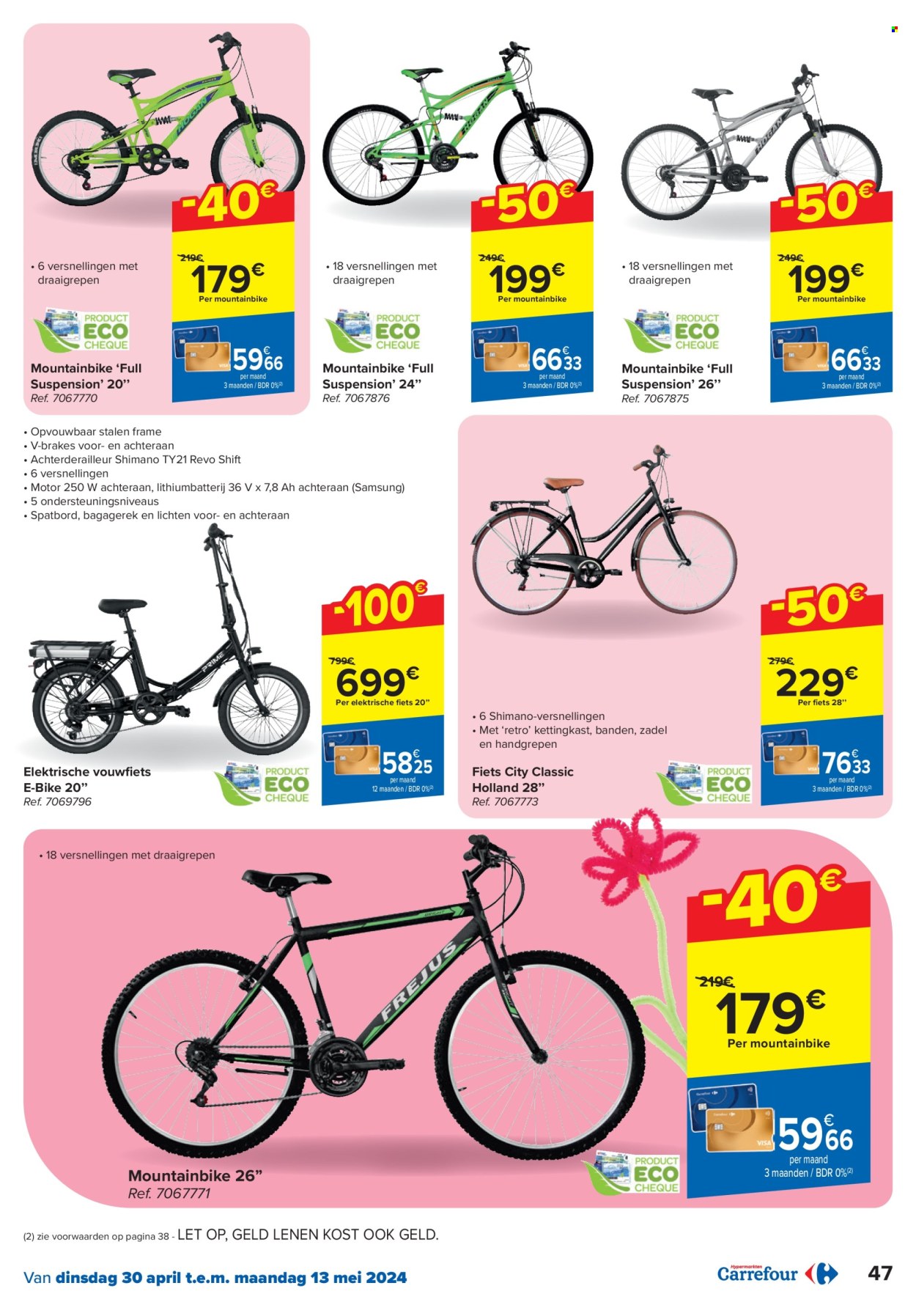 Catalogue Carrefour hypermarkt - 30.4.2024 - 13.5.2024. Page 47.