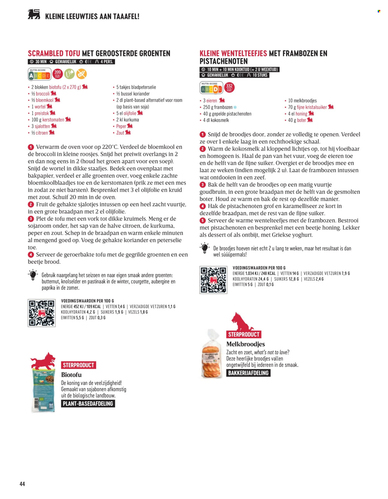 Catalogue Delhaize. Page 44.