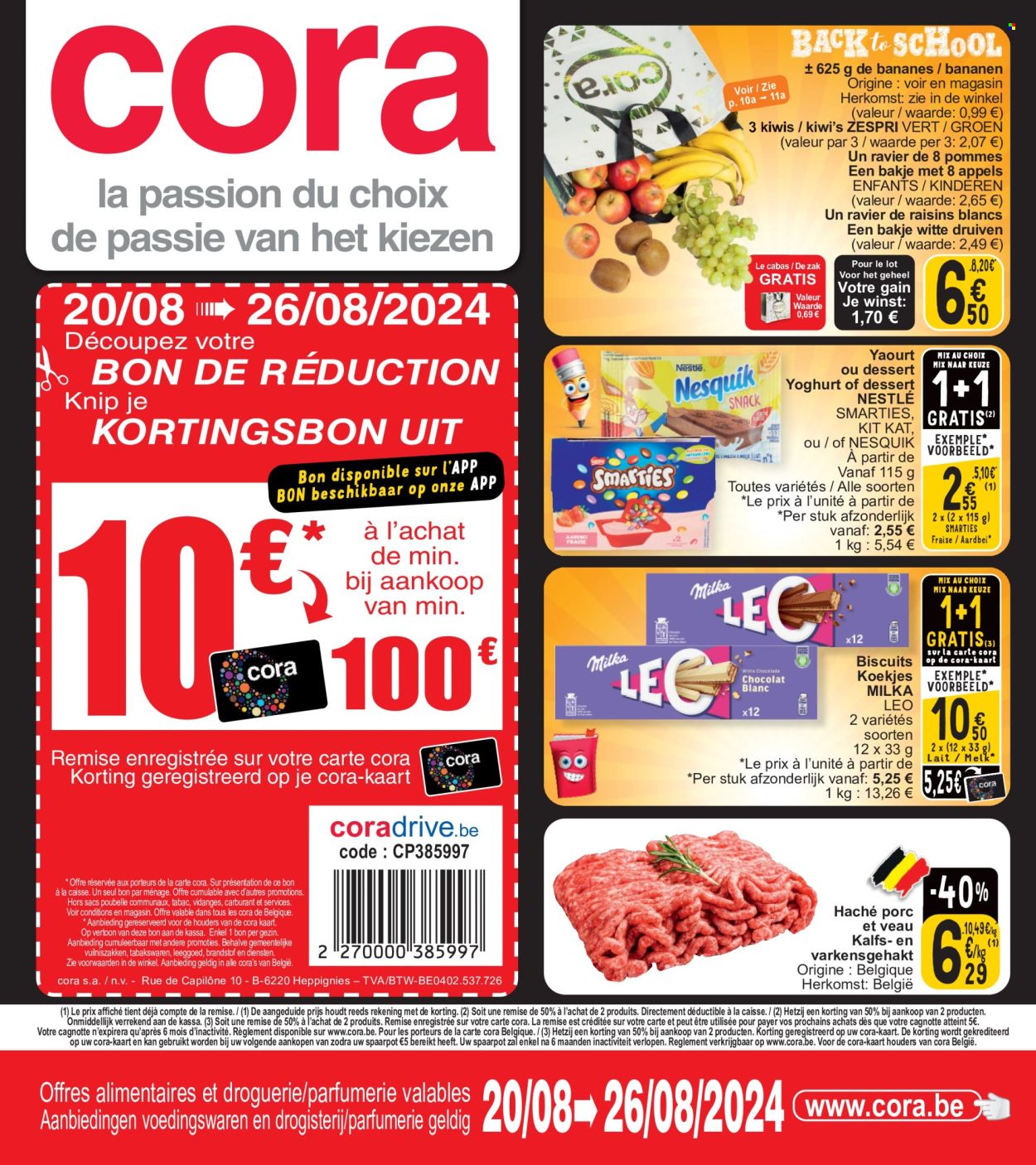 Catalogue Cora - 20.8.2024 - 26.9.2024. Page 1.