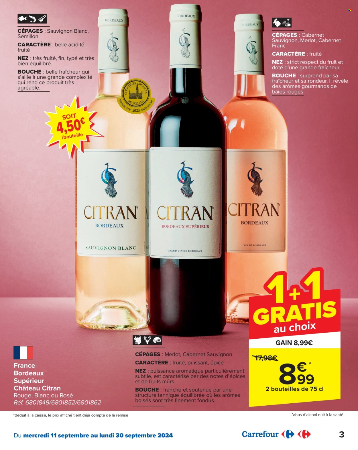 Catalogue Carrefour - 11.9.2024 - 30.9.2024. Page 3.