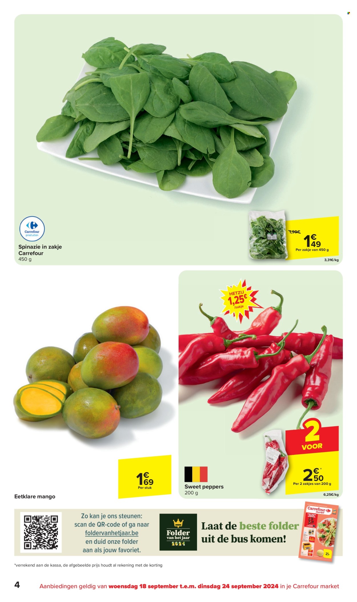 Catalogue Carrefour market - 18.9.2024 - 24.9.2024. Page 4.