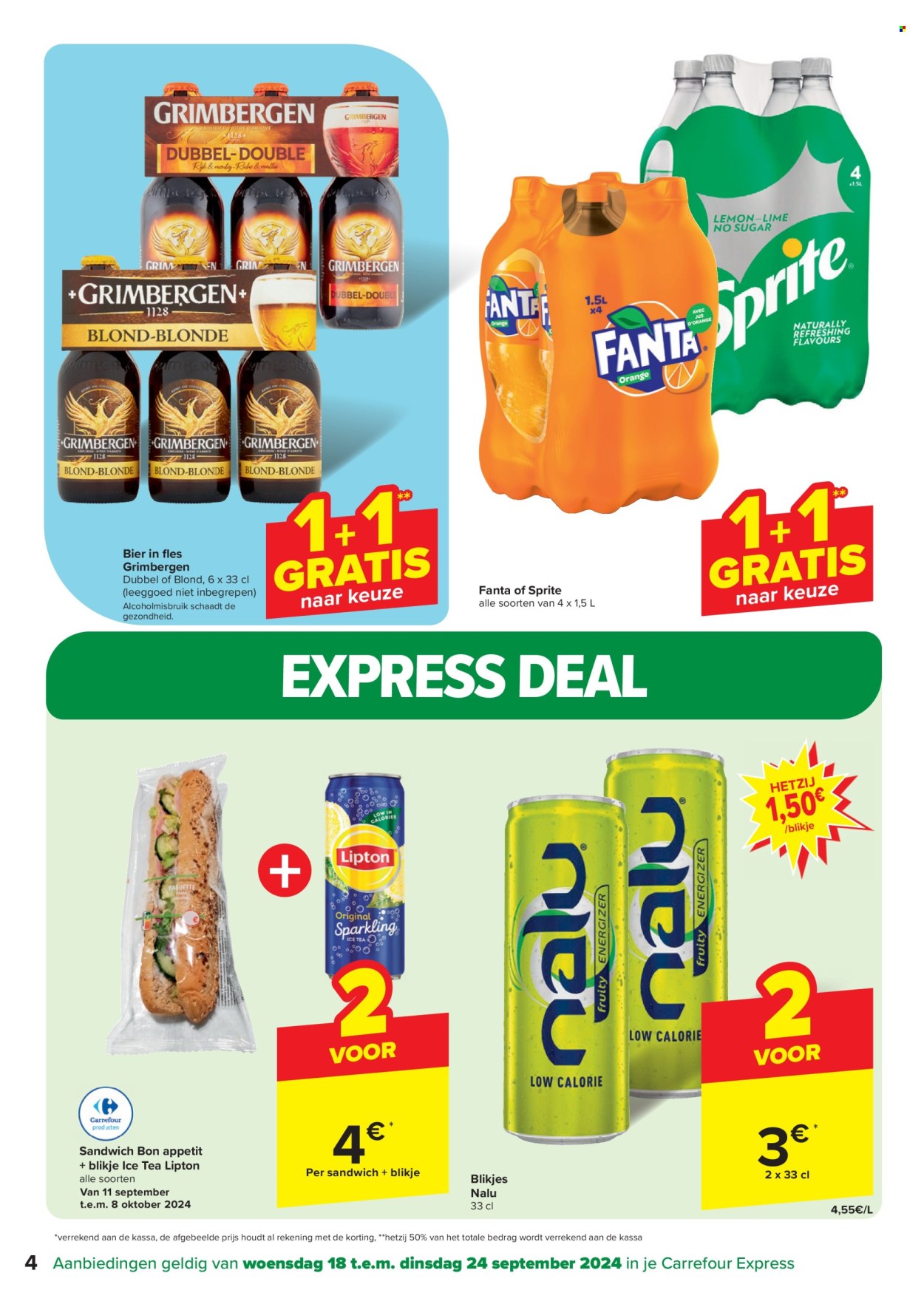 Catalogue Carrefour express - 18.9.2024 - 24.9.2024. Page 4.