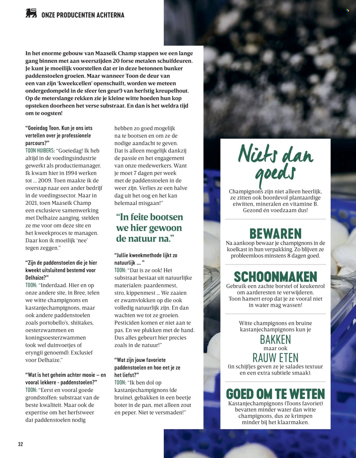 Catalogue Delhaize. Page 32.