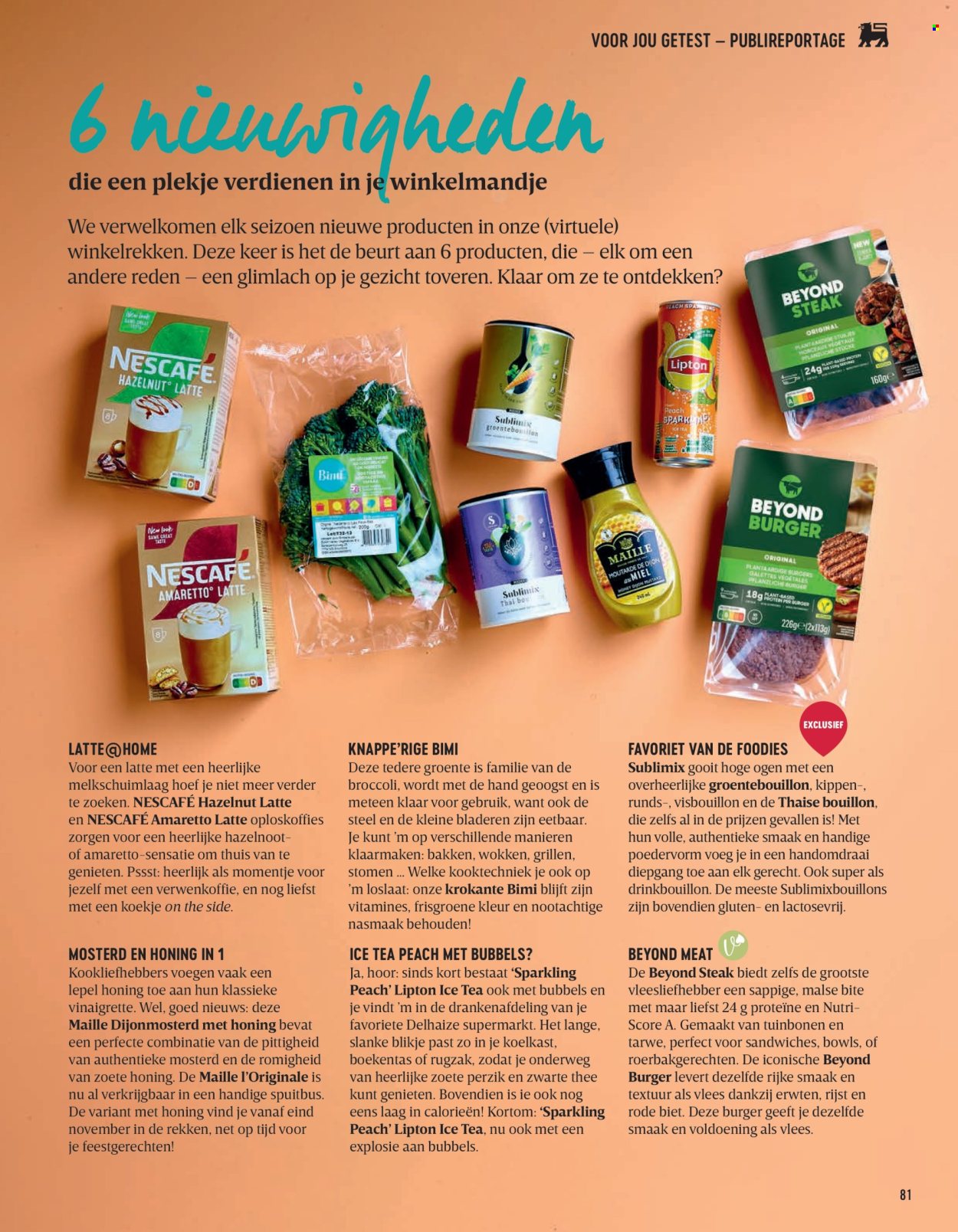 Catalogue Delhaize. Page 81.