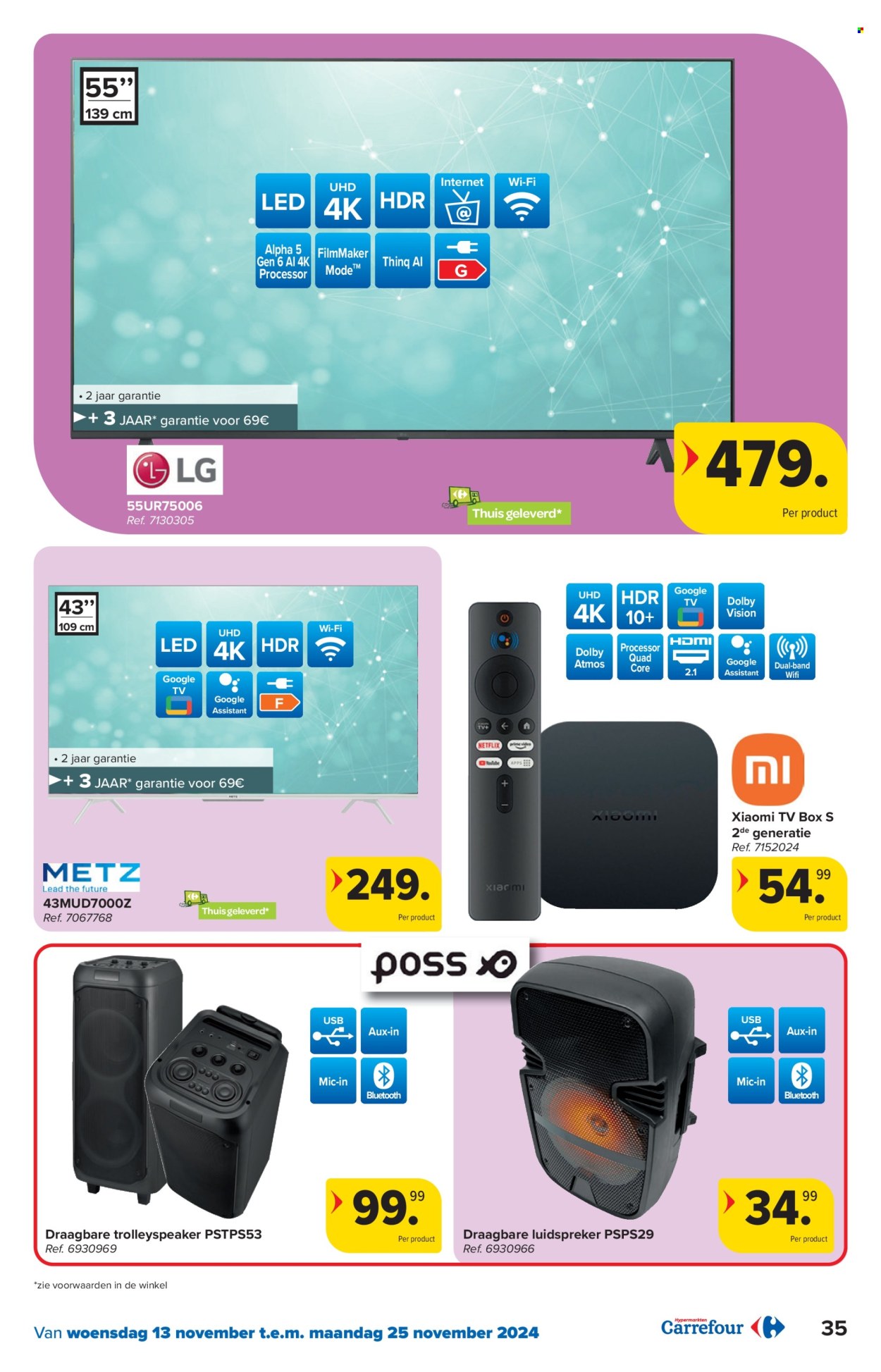 Catalogue Carrefour hypermarkt - 13.11.2024 - 25.11.2024. Page 35.