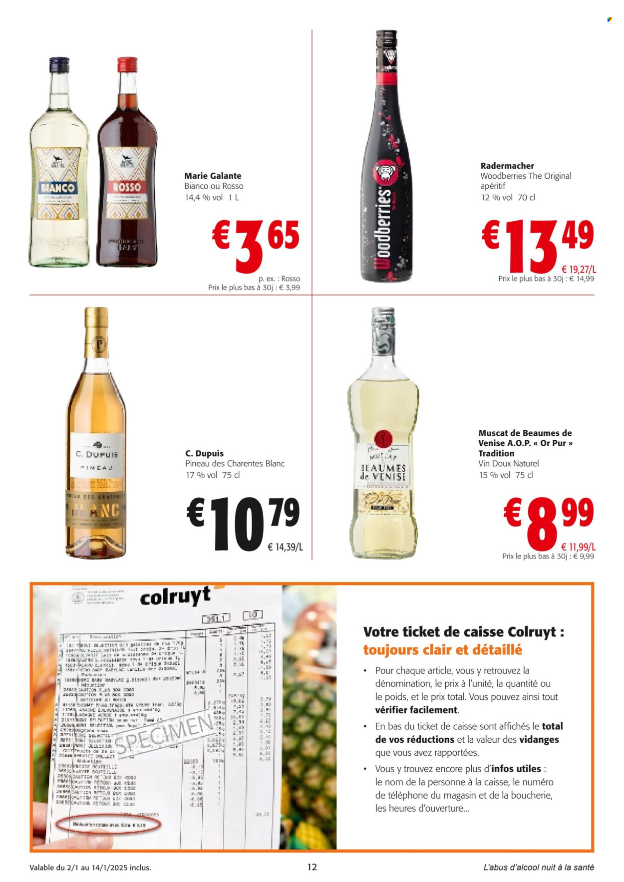 Catalogue Colruyt - 2.1.2025 - 14.1.2025. Page 12.