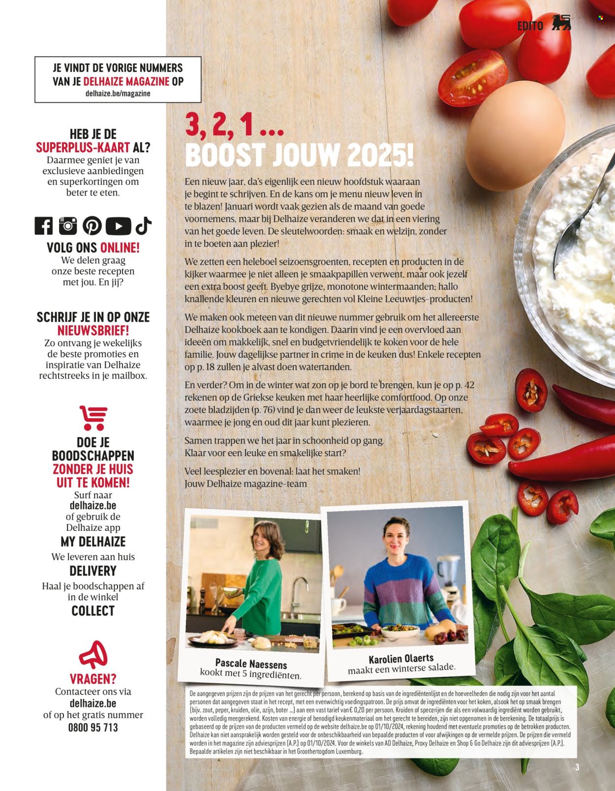 Catalogue Delhaize. Page 3.