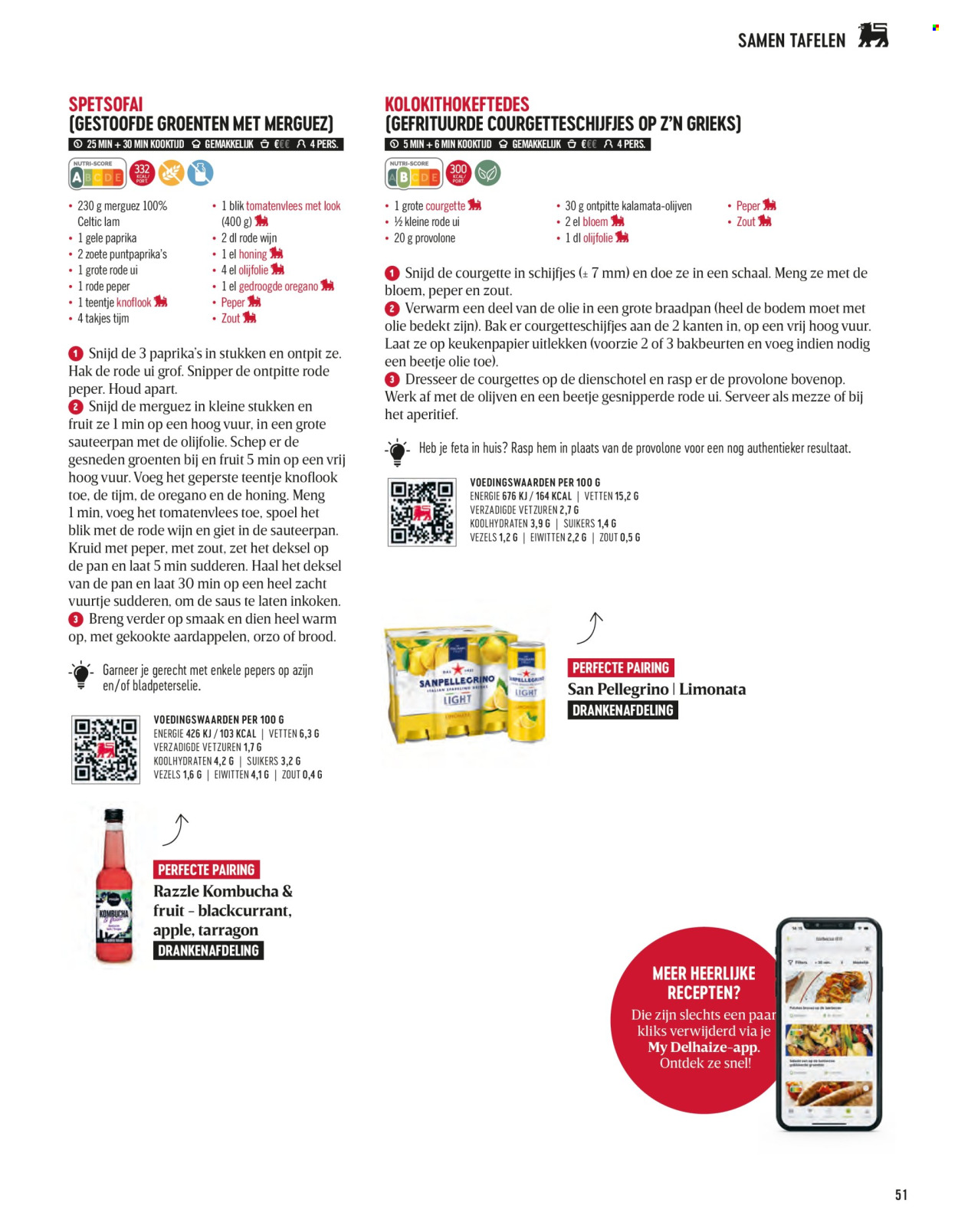 Catalogue Delhaize. Page 51.