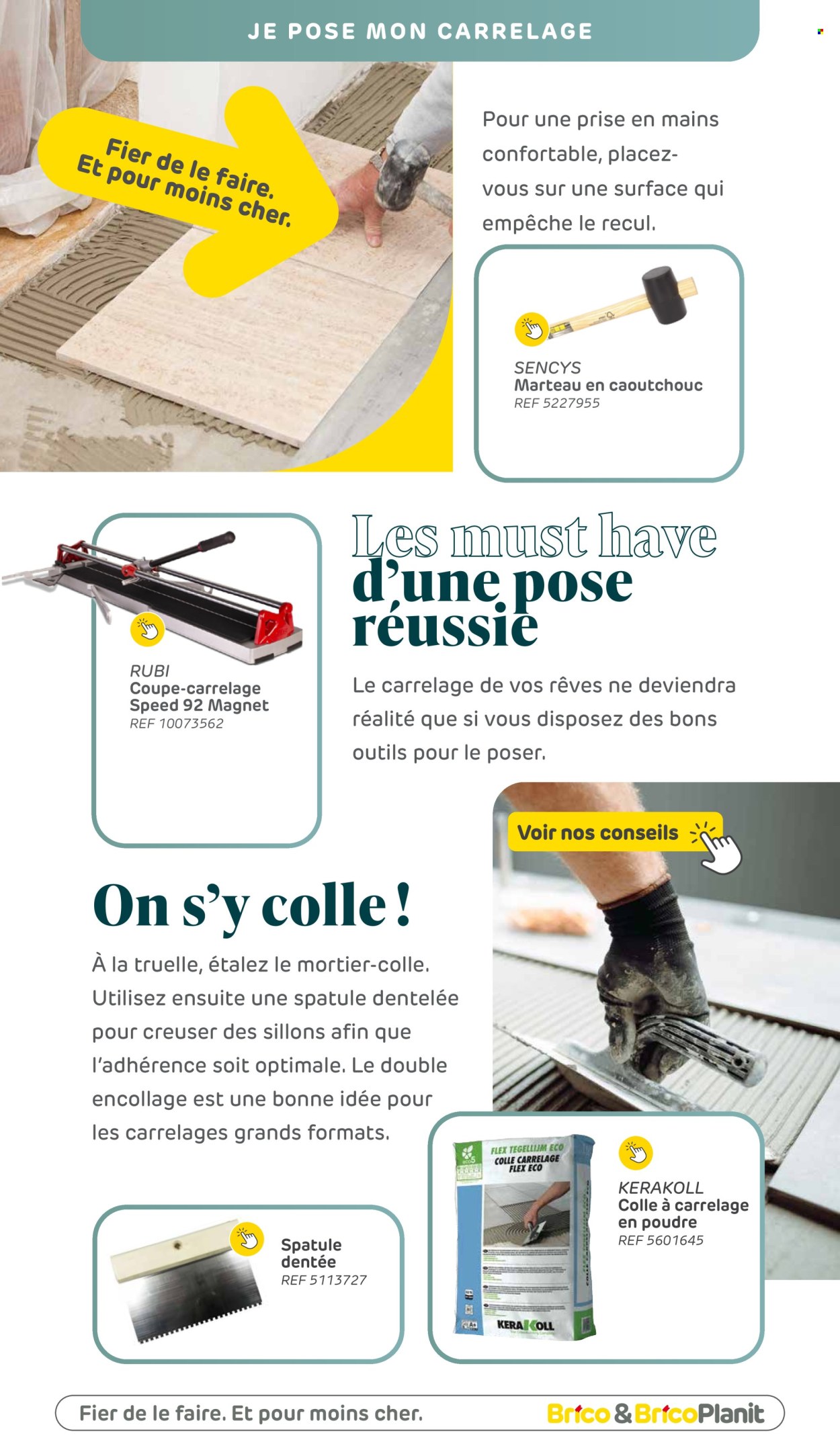 Catalogue Brico. Page 65.