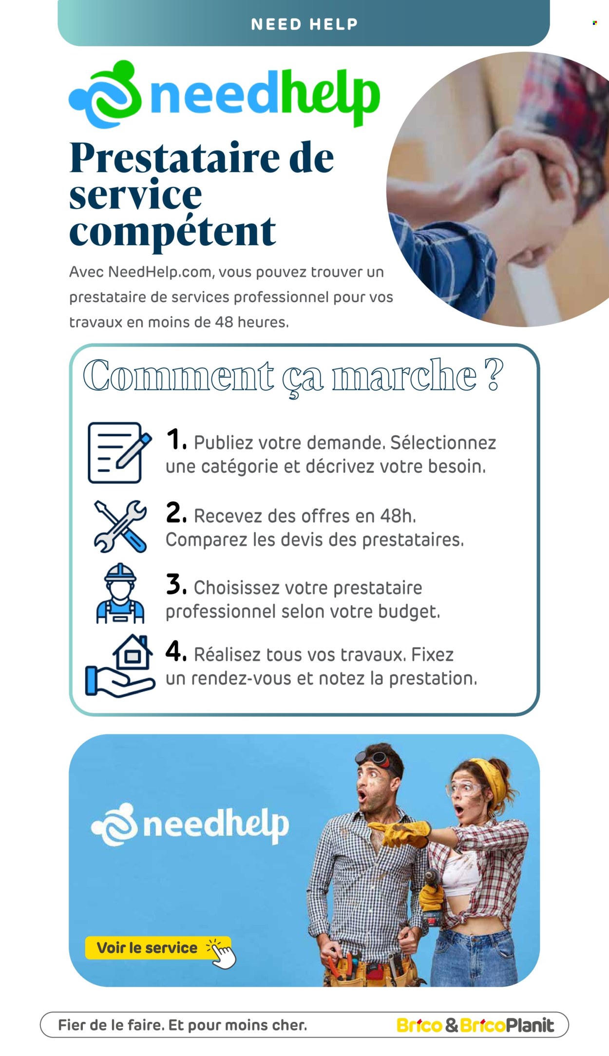 Catalogue Brico. Page 73.