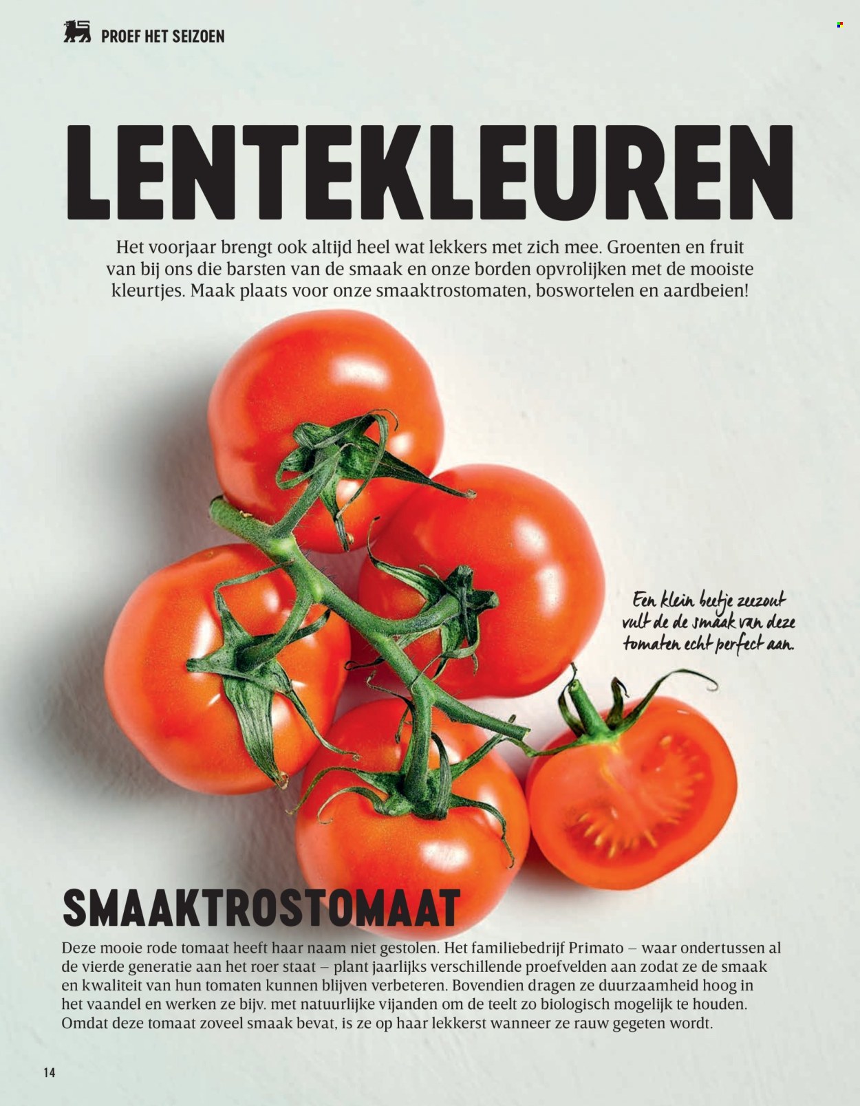 Catalogue Delhaize. Page 14.