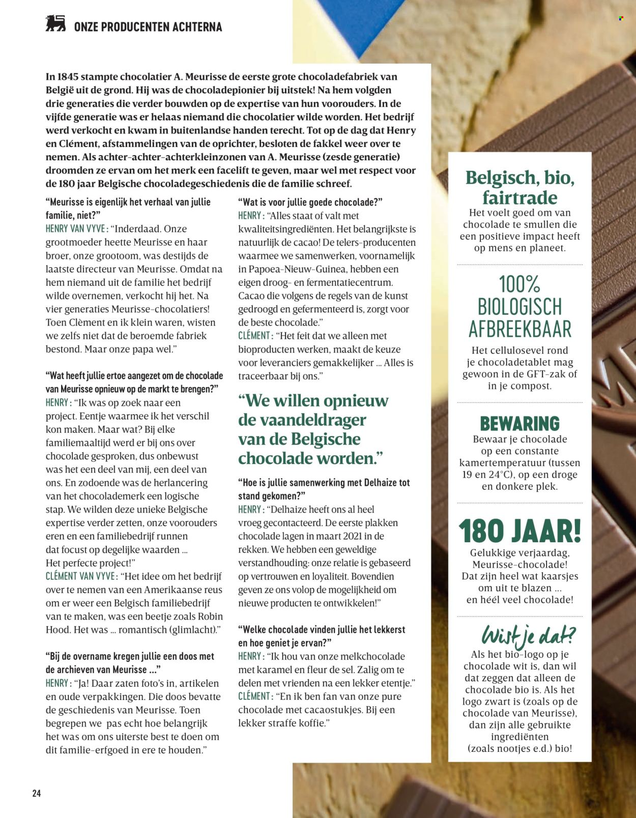 Catalogue Delhaize. Page 24.