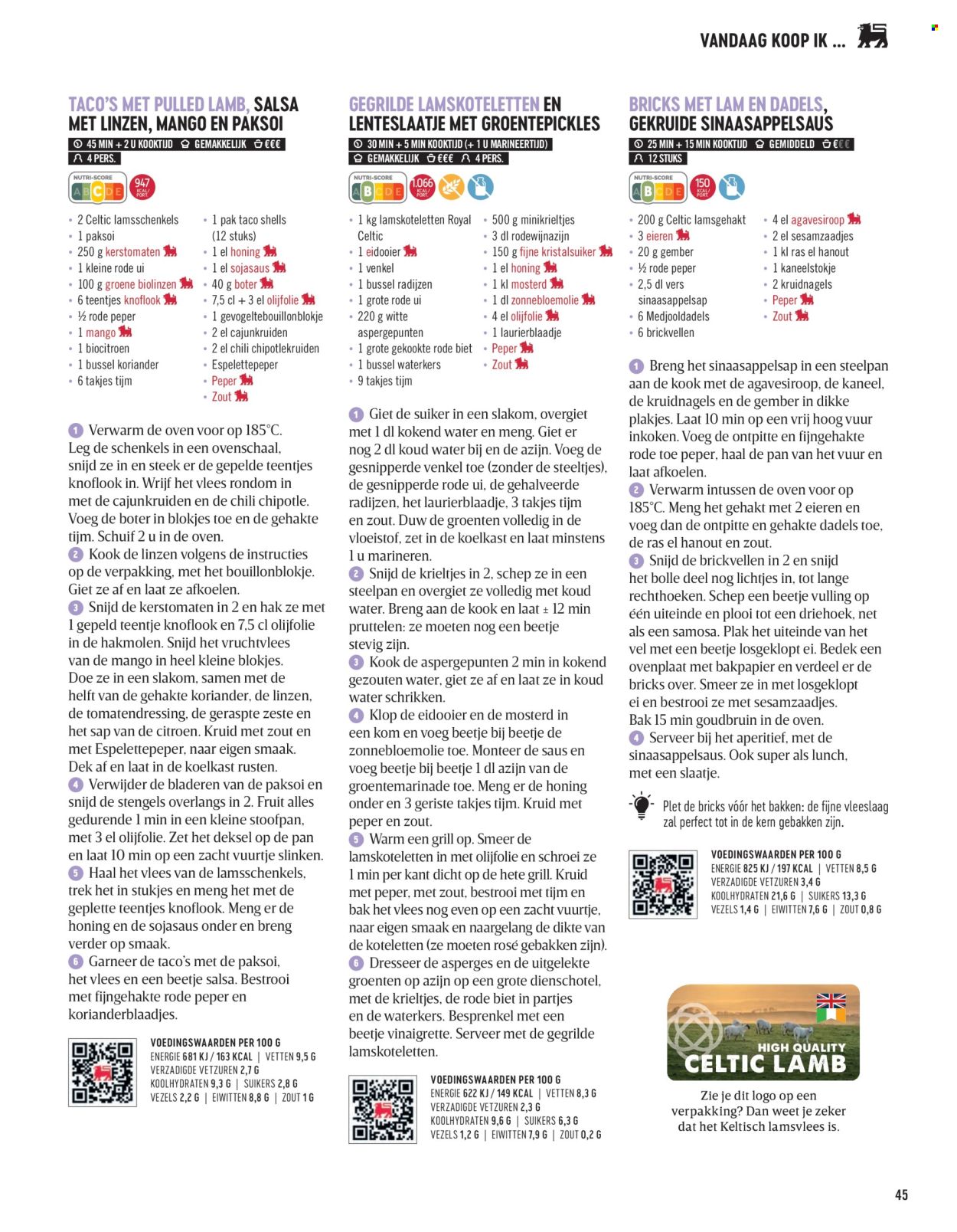 Catalogue Delhaize. Page 45.