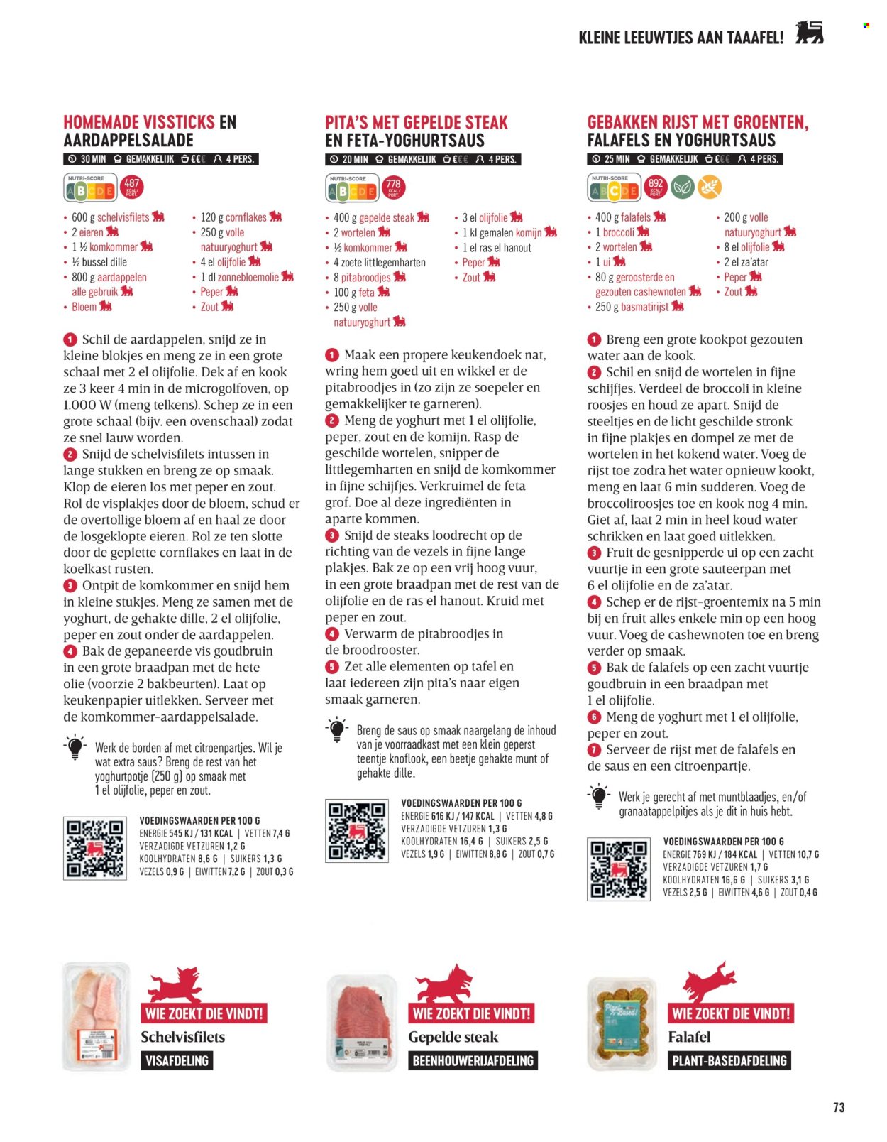 Catalogue Delhaize. Page 73.