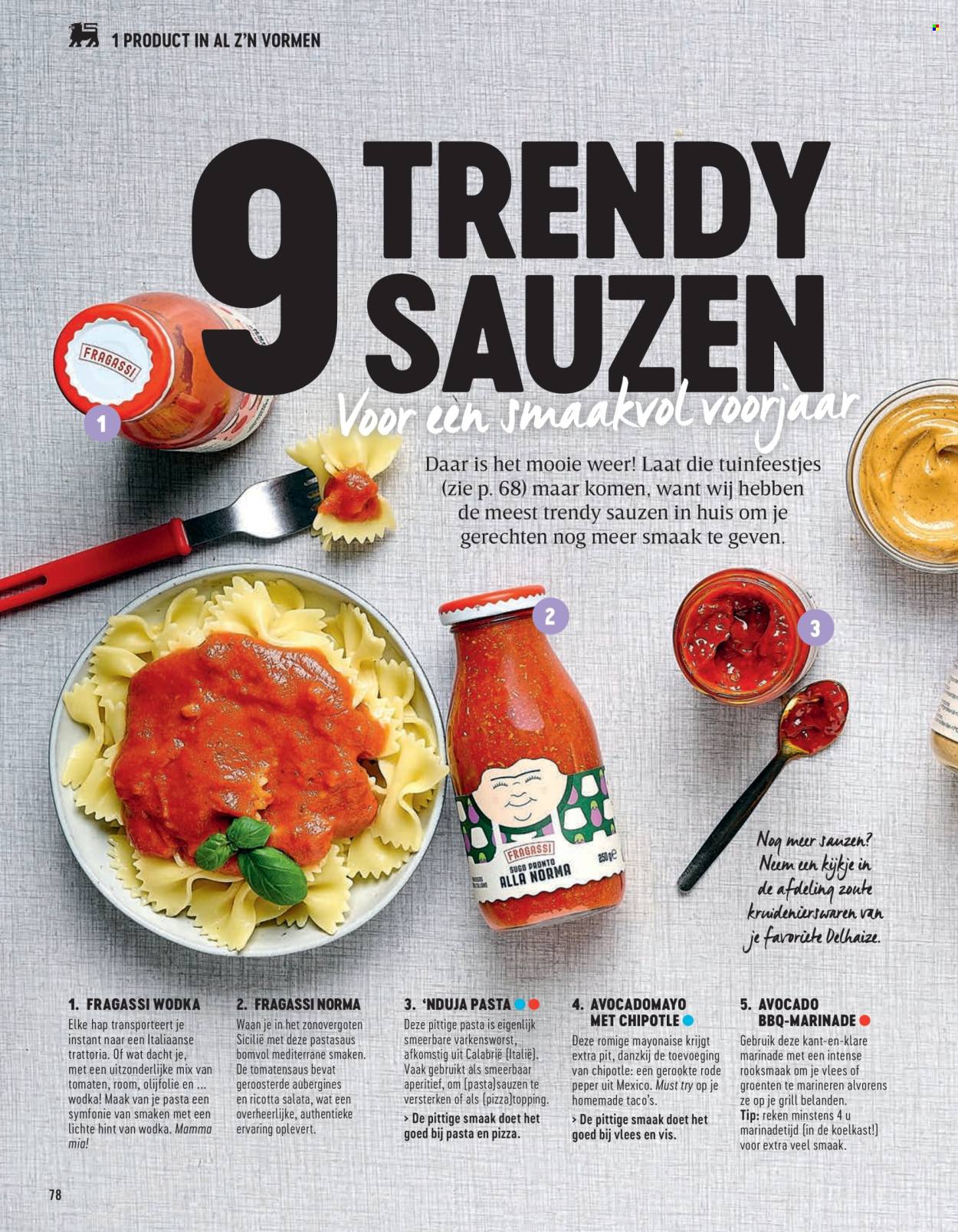 Catalogue Delhaize. Page 78.