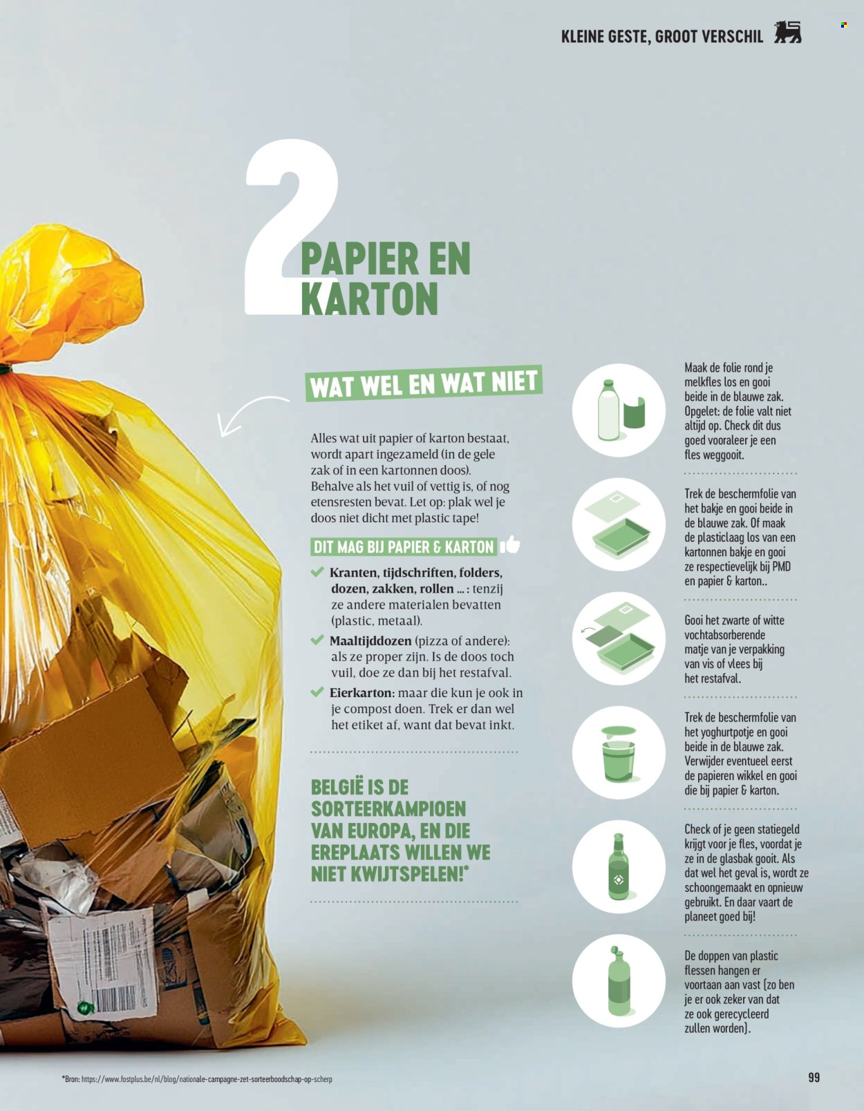 Catalogue Delhaize. Page 99.