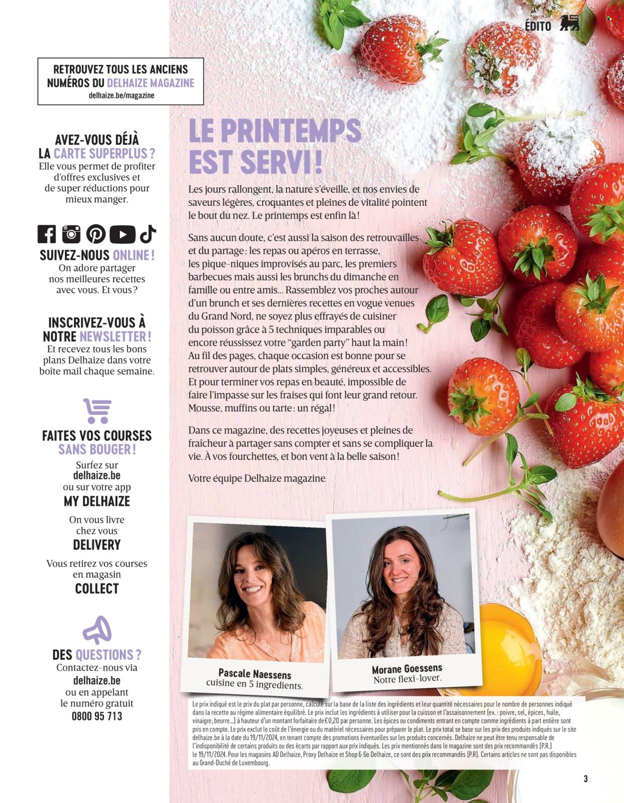 Catalogue Delhaize. Page 3.
