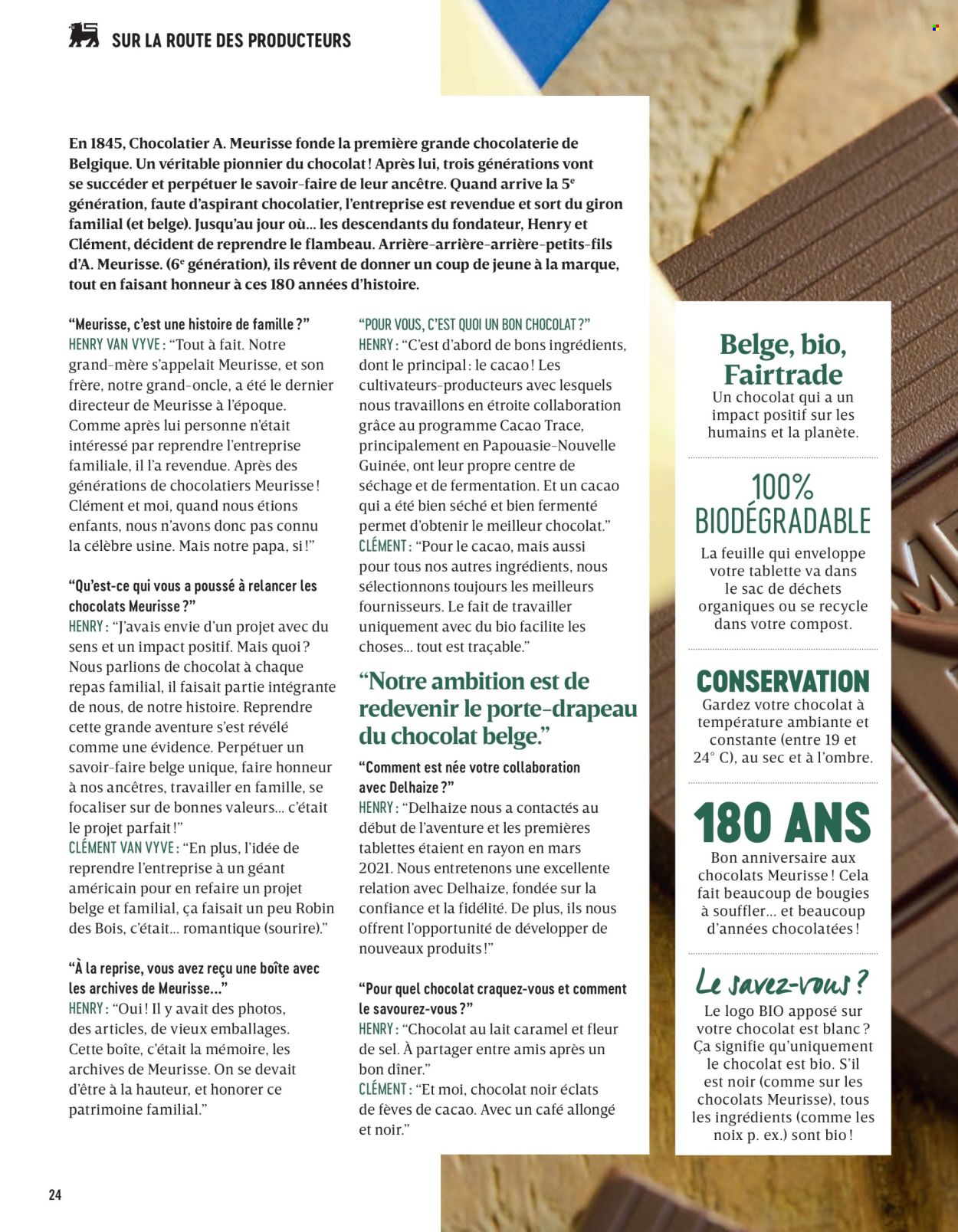 Catalogue Delhaize. Page 24.