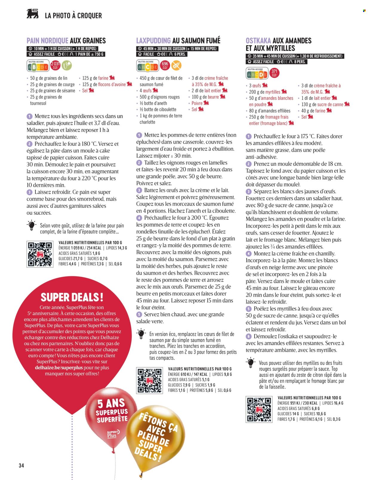 Catalogue Delhaize. Page 34.