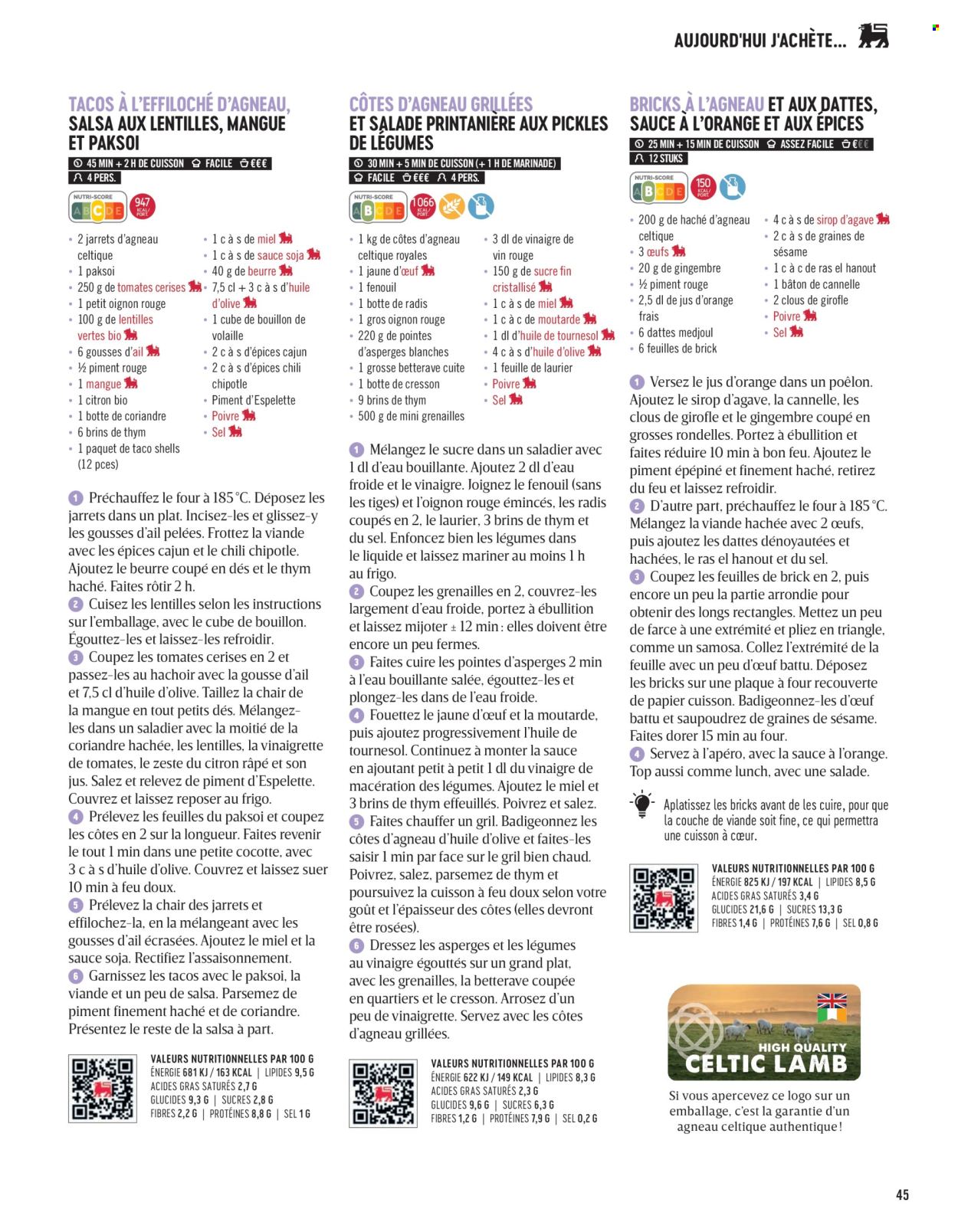Catalogue Delhaize. Page 45.