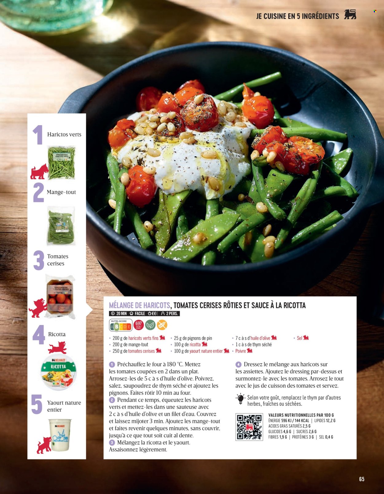 Catalogue Delhaize. Page 65.