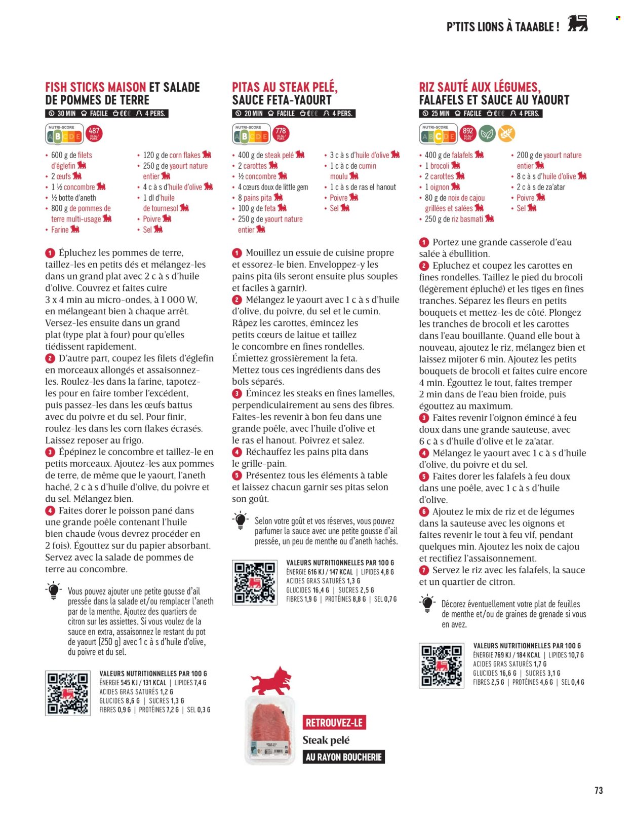 Catalogue Delhaize. Page 73.