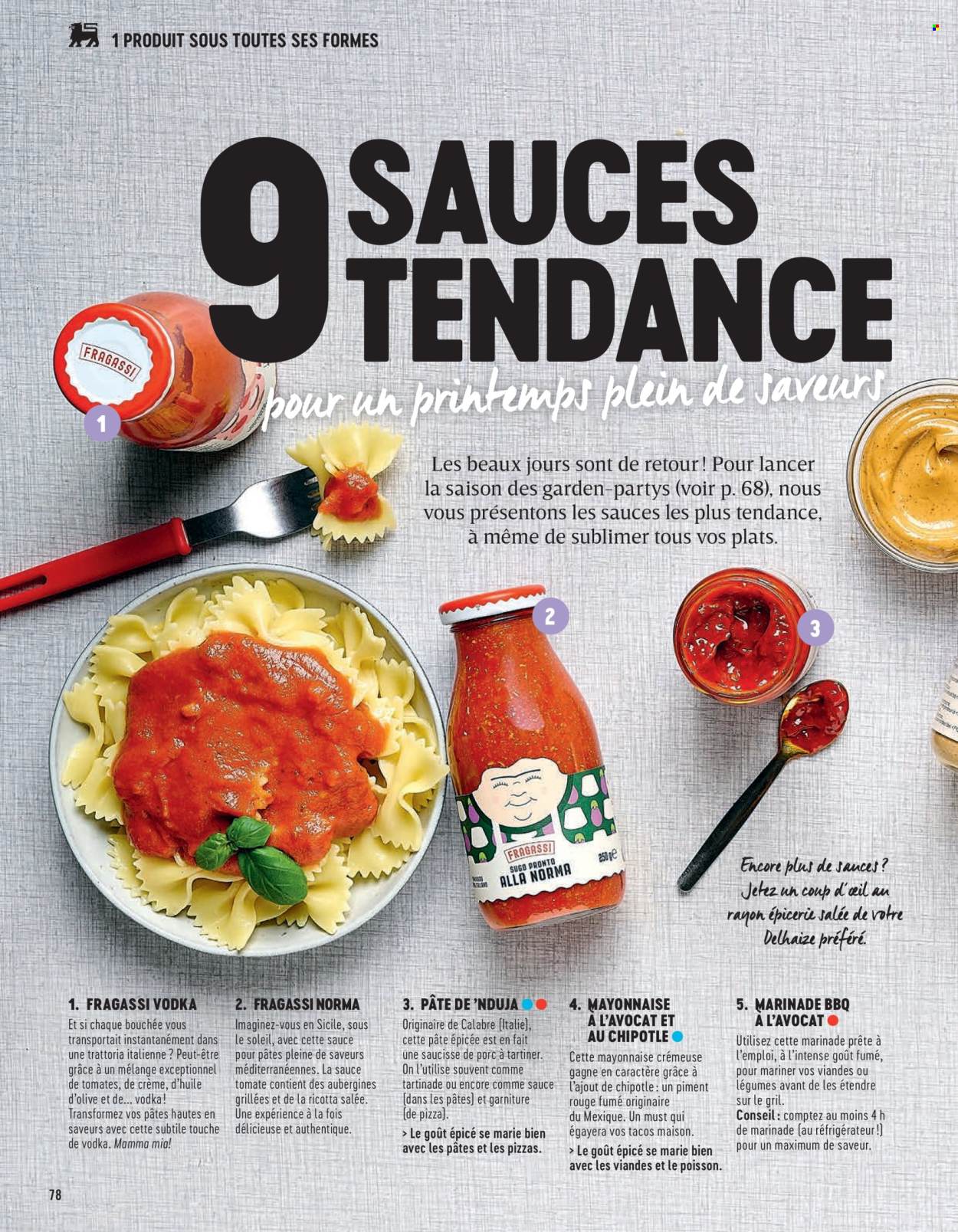 Catalogue Delhaize. Page 78.
