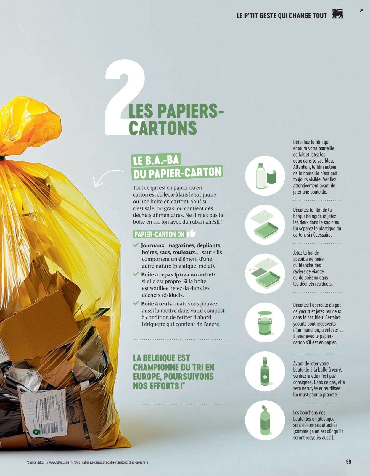 Catalogue Delhaize. Page 99.