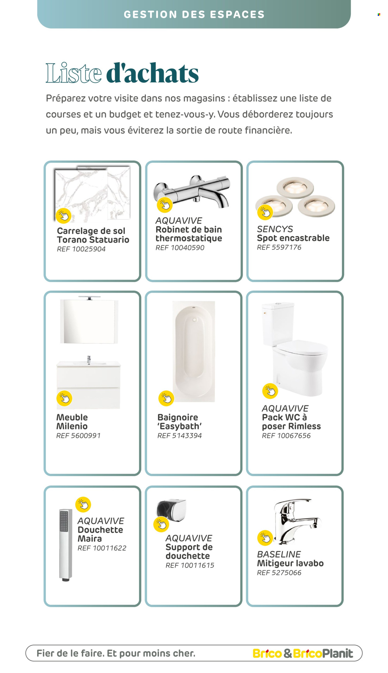 Catalogue Brico. Page 88.