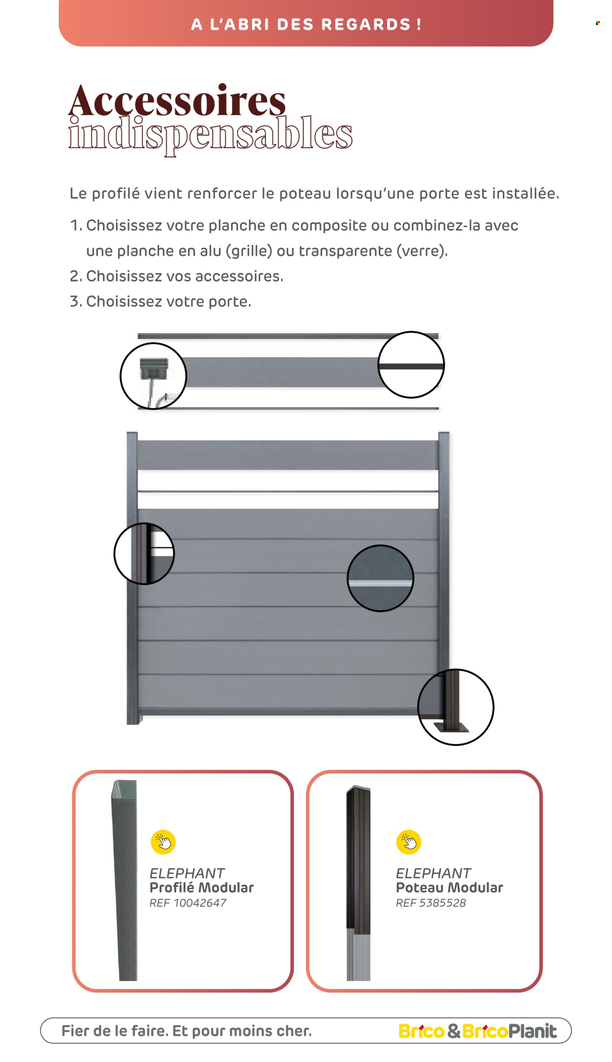 Catalogue Brico. Page 105.
