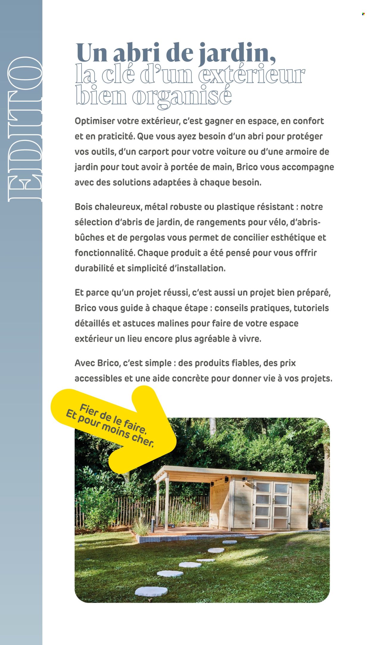 Catalogue Brico. Page 4.