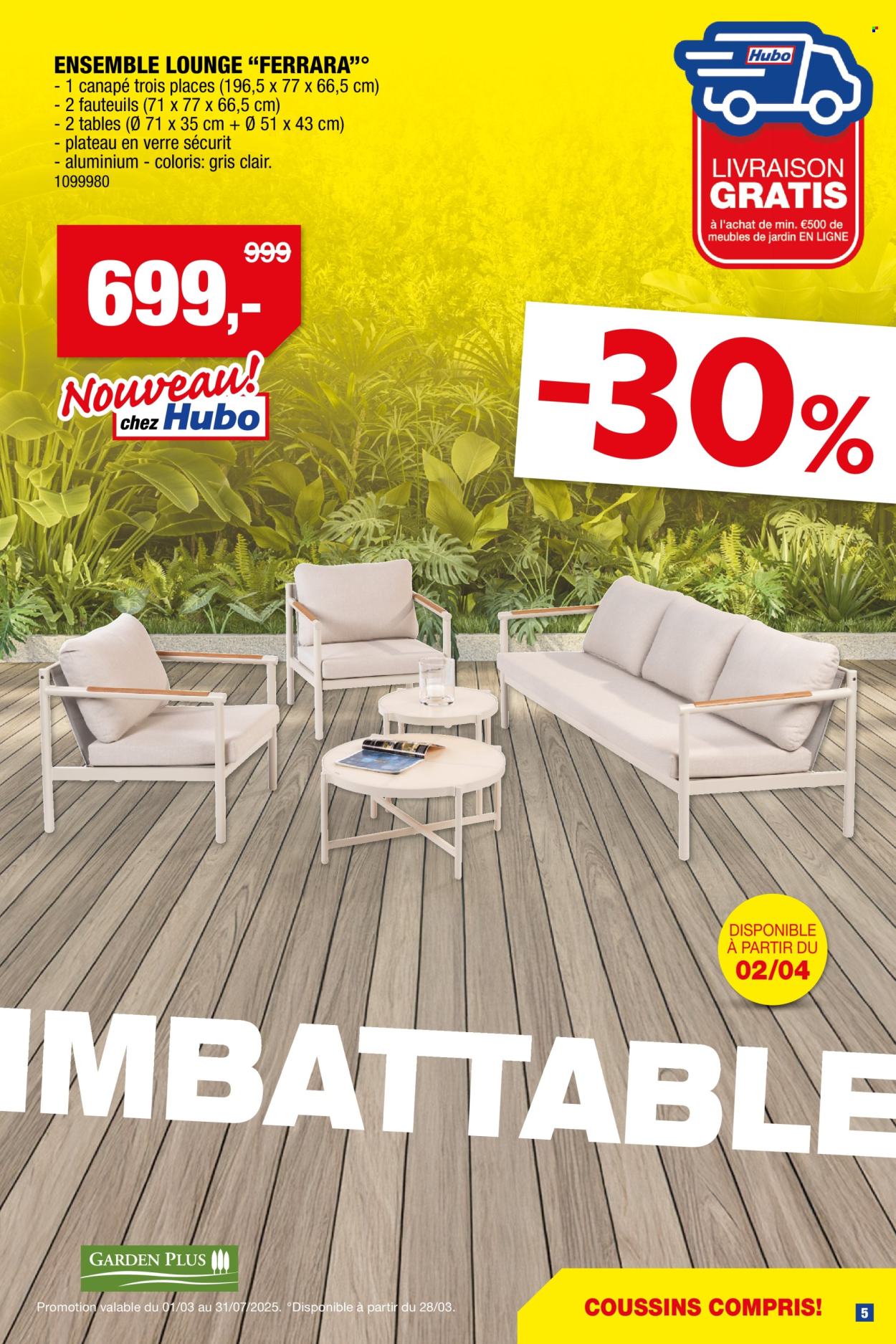 Catalogue Hubo - 26.3.2025 - 31.7.2025. Page 5.