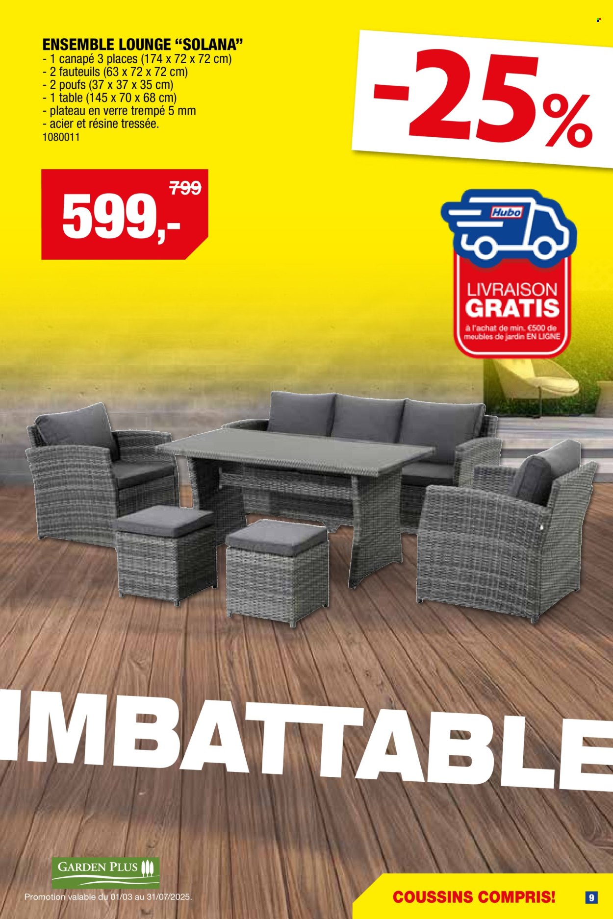 Catalogue Hubo - 26.3.2025 - 31.7.2025. Page 9.
