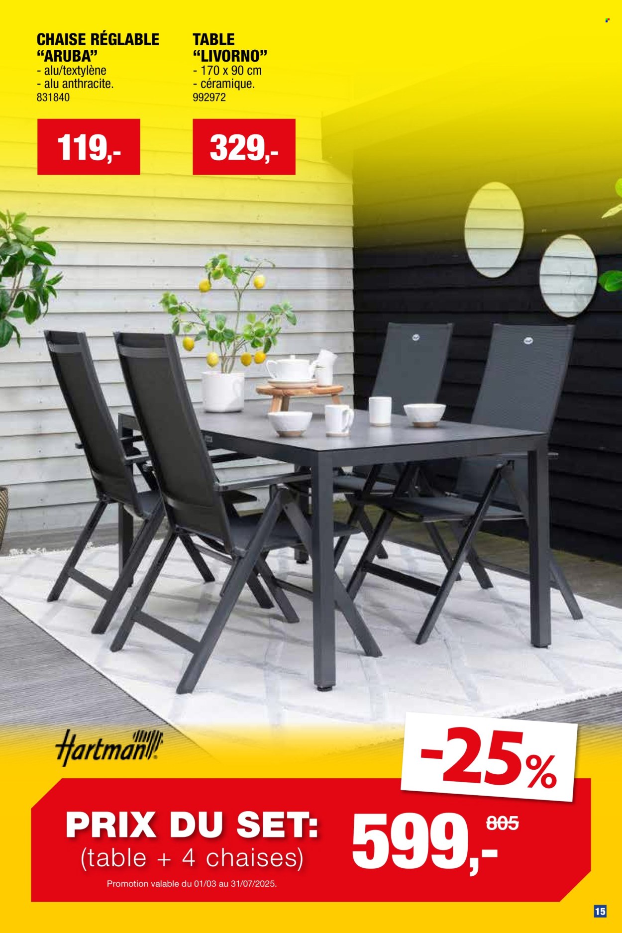 Catalogue Hubo - 26.3.2025 - 31.7.2025. Page 15.