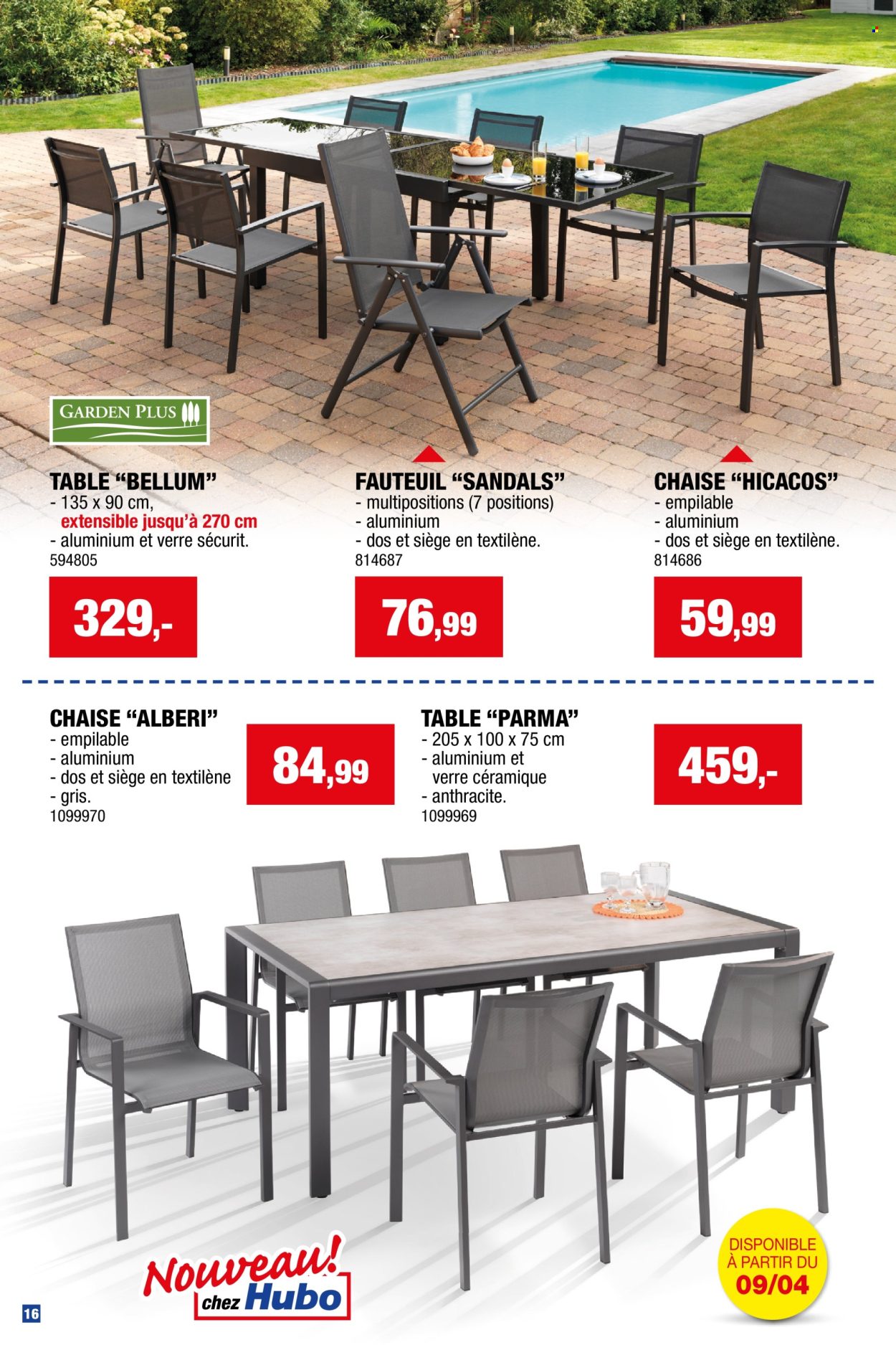 Catalogue Hubo - 26.3.2025 - 31.7.2025. Page 16.