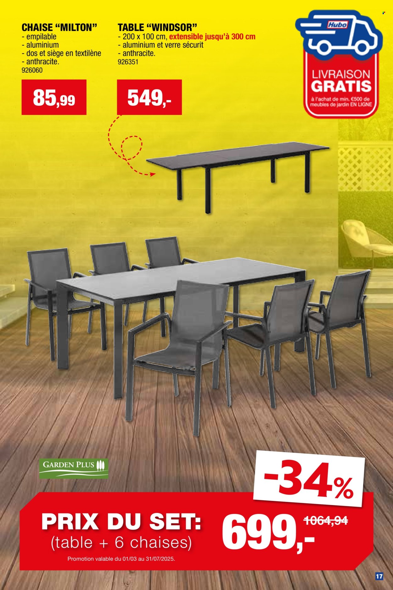 Catalogue Hubo - 26.3.2025 - 31.7.2025. Page 17.
