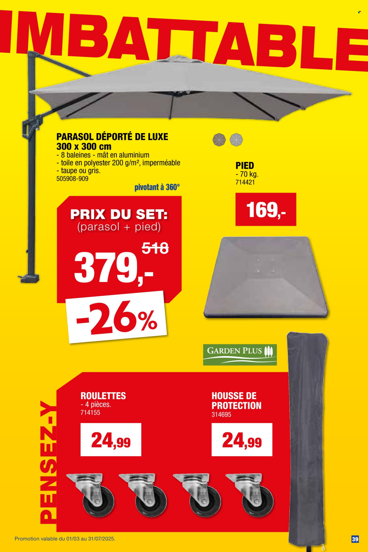 Catalogue Hubo - 26.3.2025 - 31.7.2025. Page 39.