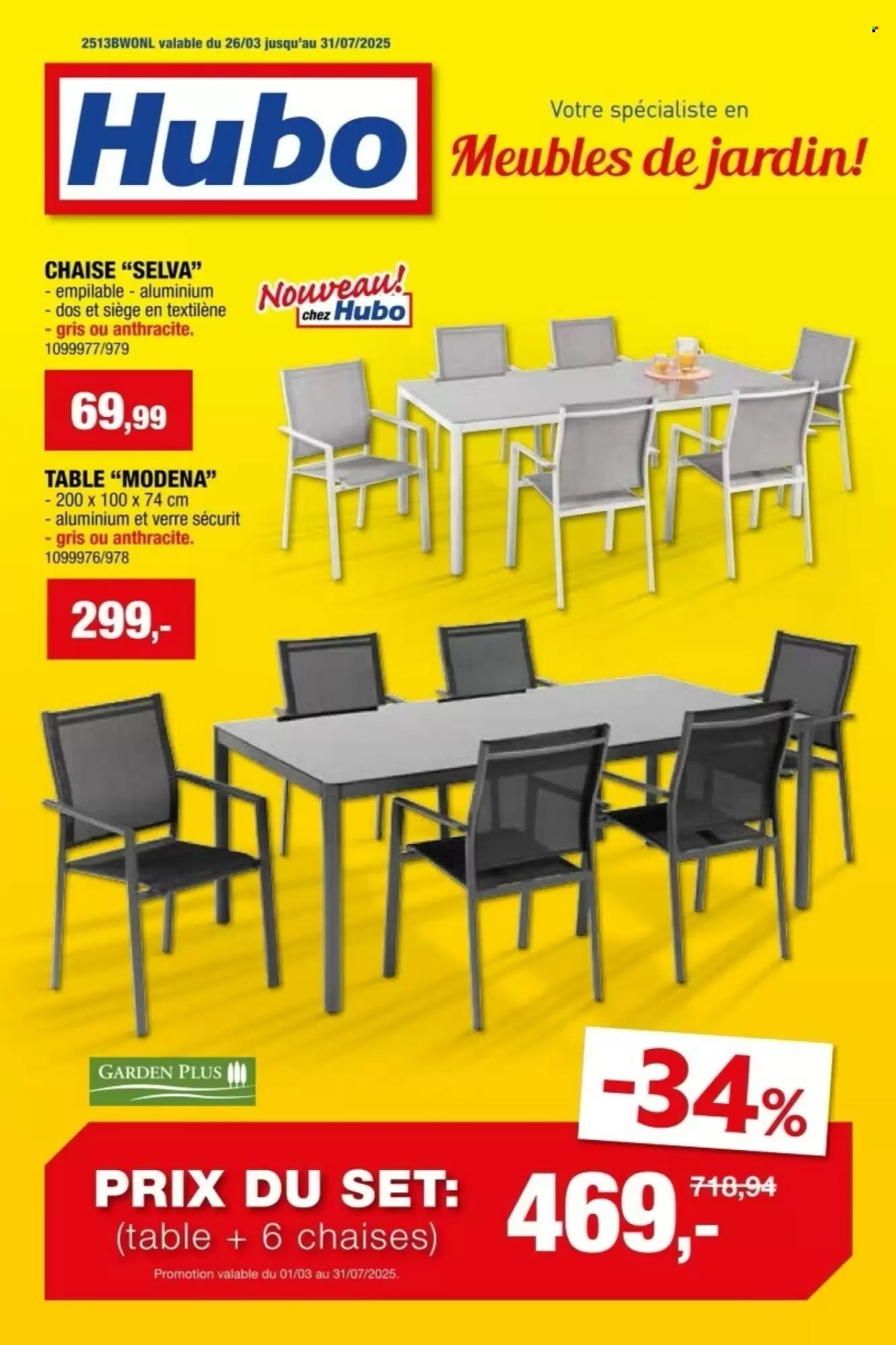 Catalogue Hubo - 26.3.2025 - 31.7.2025. Page 1.