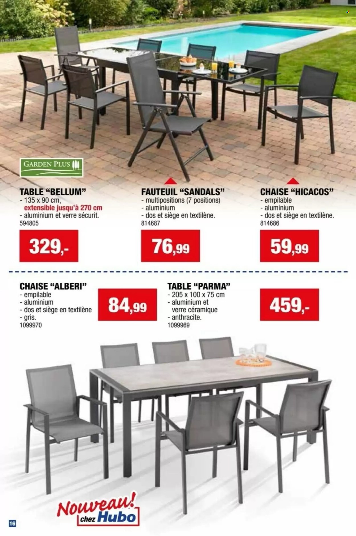Catalogue Hubo - 26.3.2025 - 31.7.2025. Page 16.