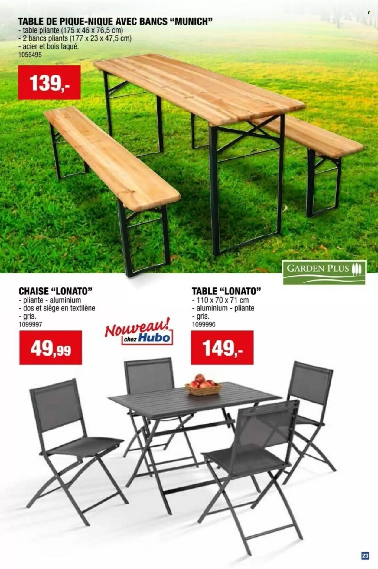 Catalogue Hubo - 26.3.2025 - 31.7.2025. Page 23.