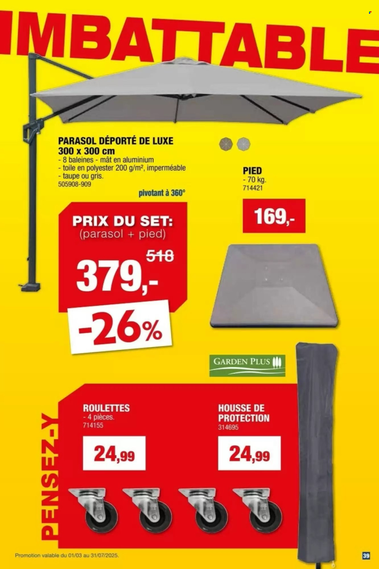 Catalogue Hubo - 26.3.2025 - 31.7.2025. Page 39.