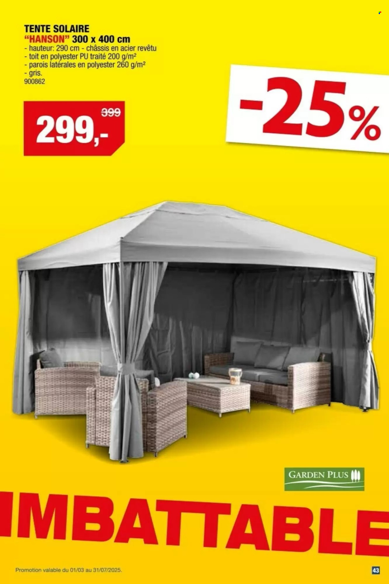 Catalogue Hubo - 26.3.2025 - 31.7.2025. Page 43.