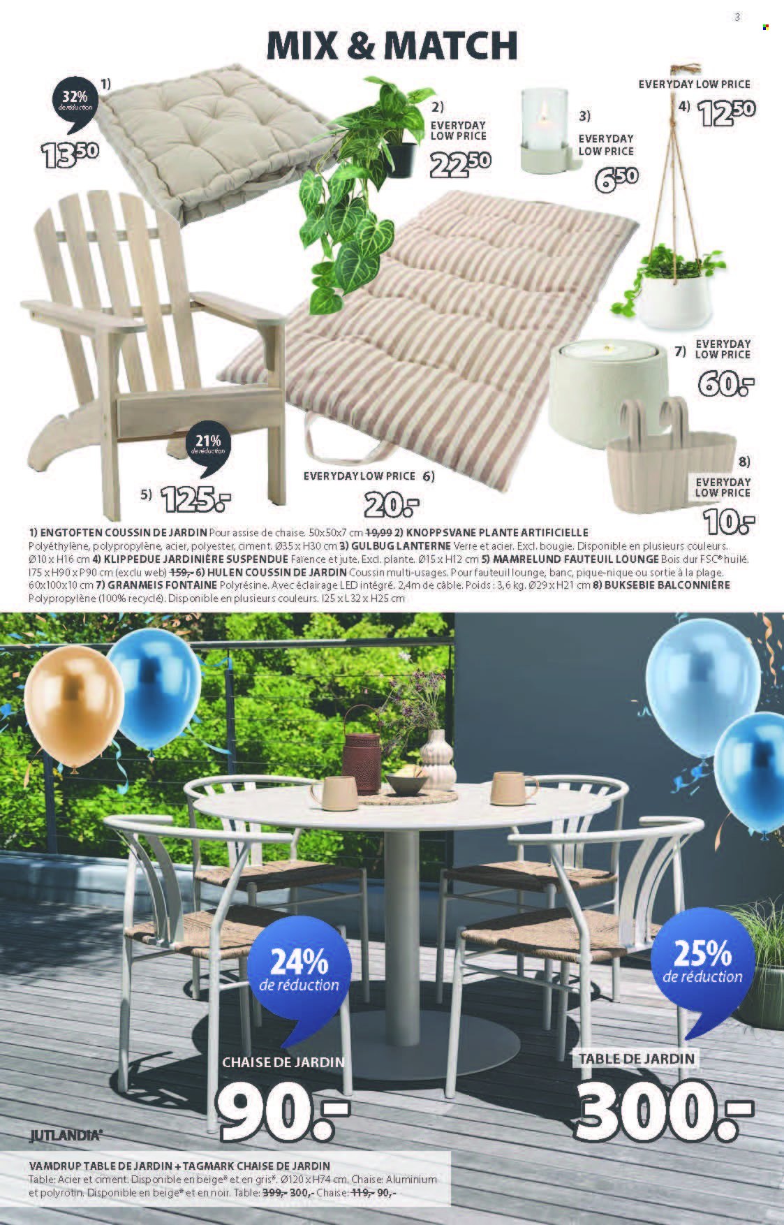 Catalogue JYSK - 14.4.2025 - 18.5.2025. Page 3.